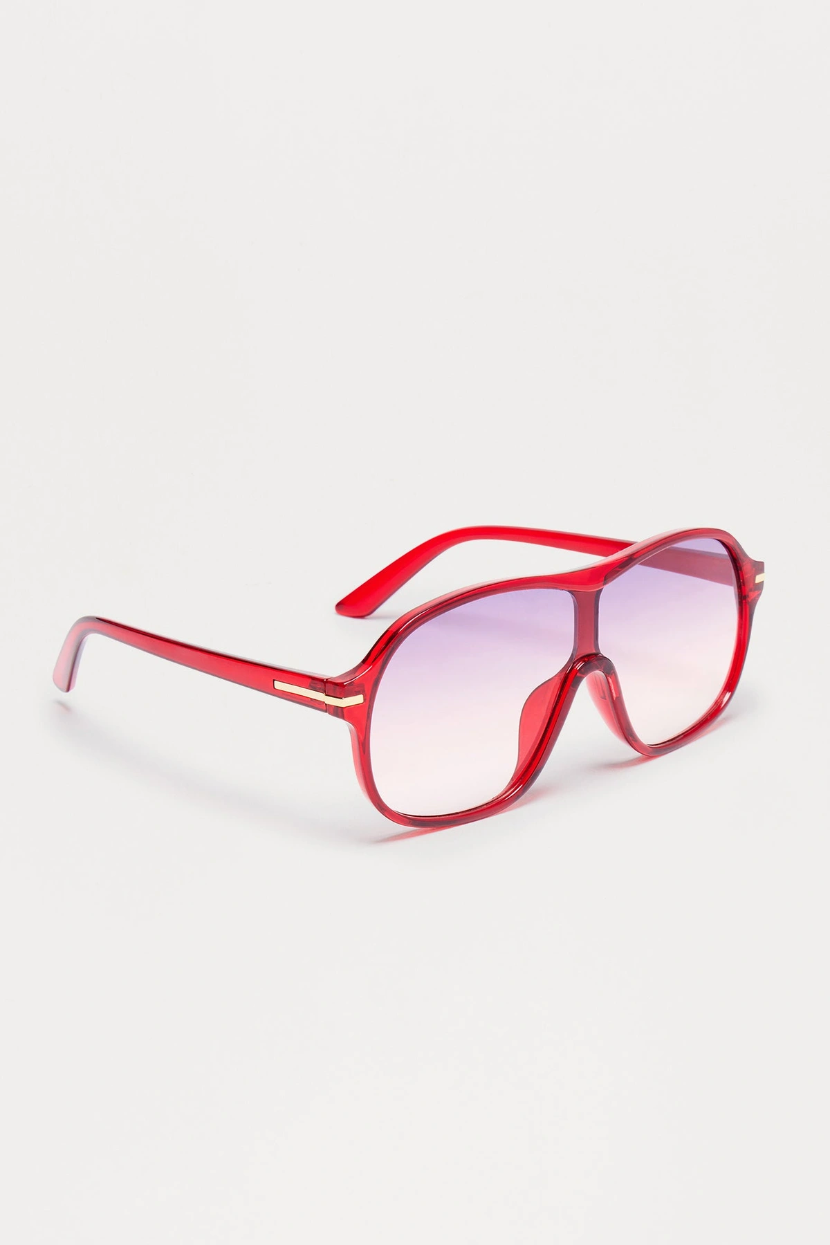 Couldn't Help It Sunglasses - Red/combo — Vermelho/combinação