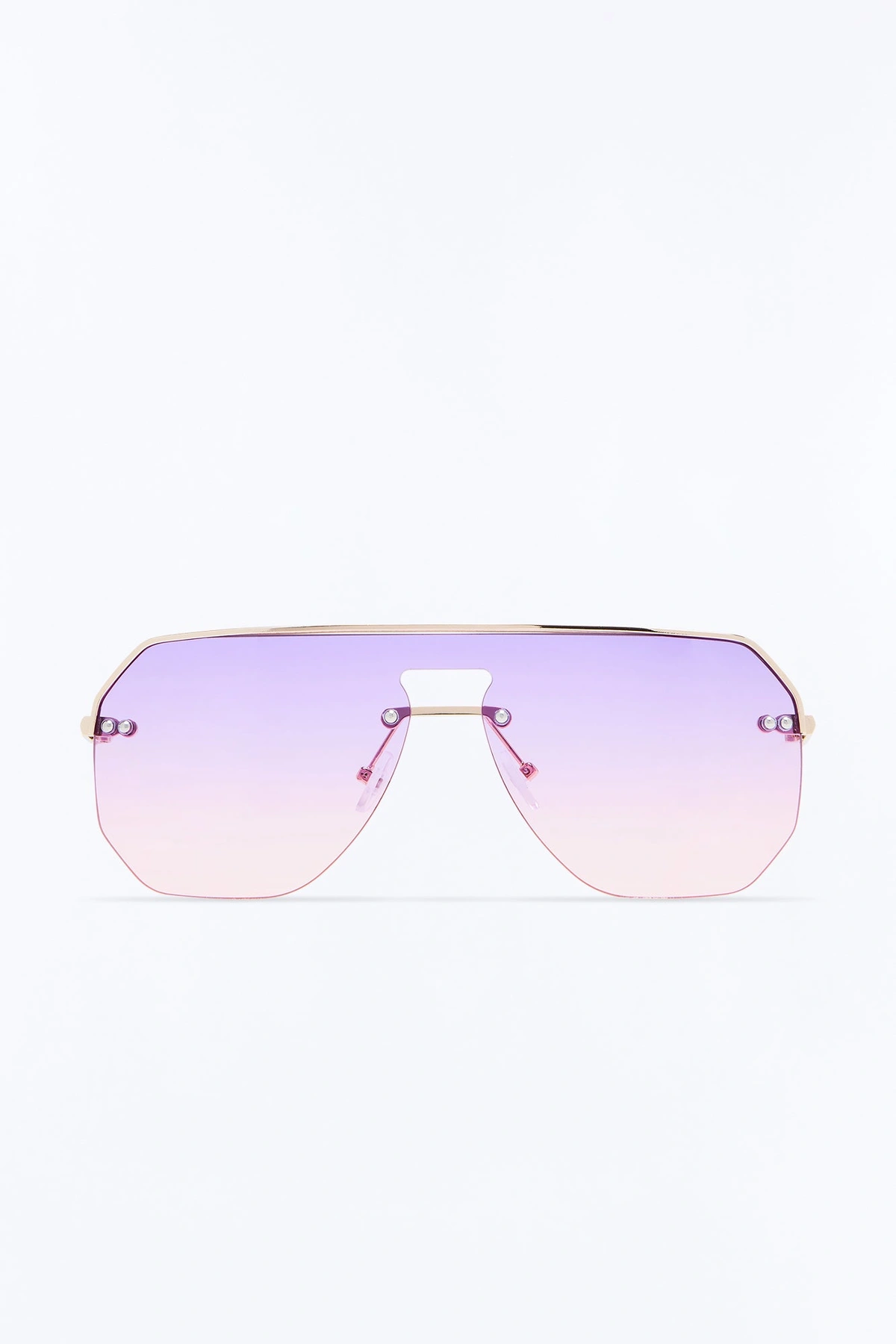 Just Having Fun Sunglasses - Purple/combo — Roxo/combinação