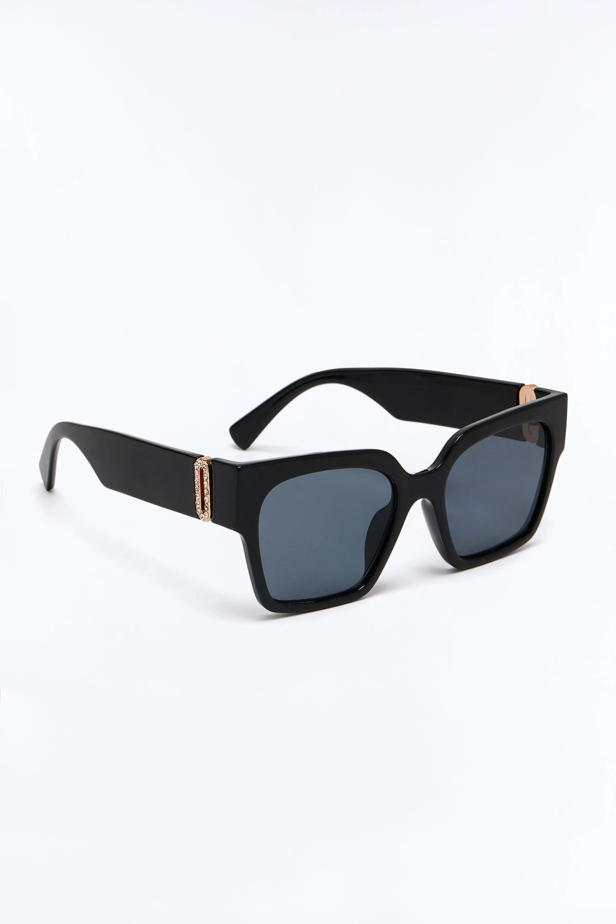 Deserve It All Sunglasses - Black — Preto