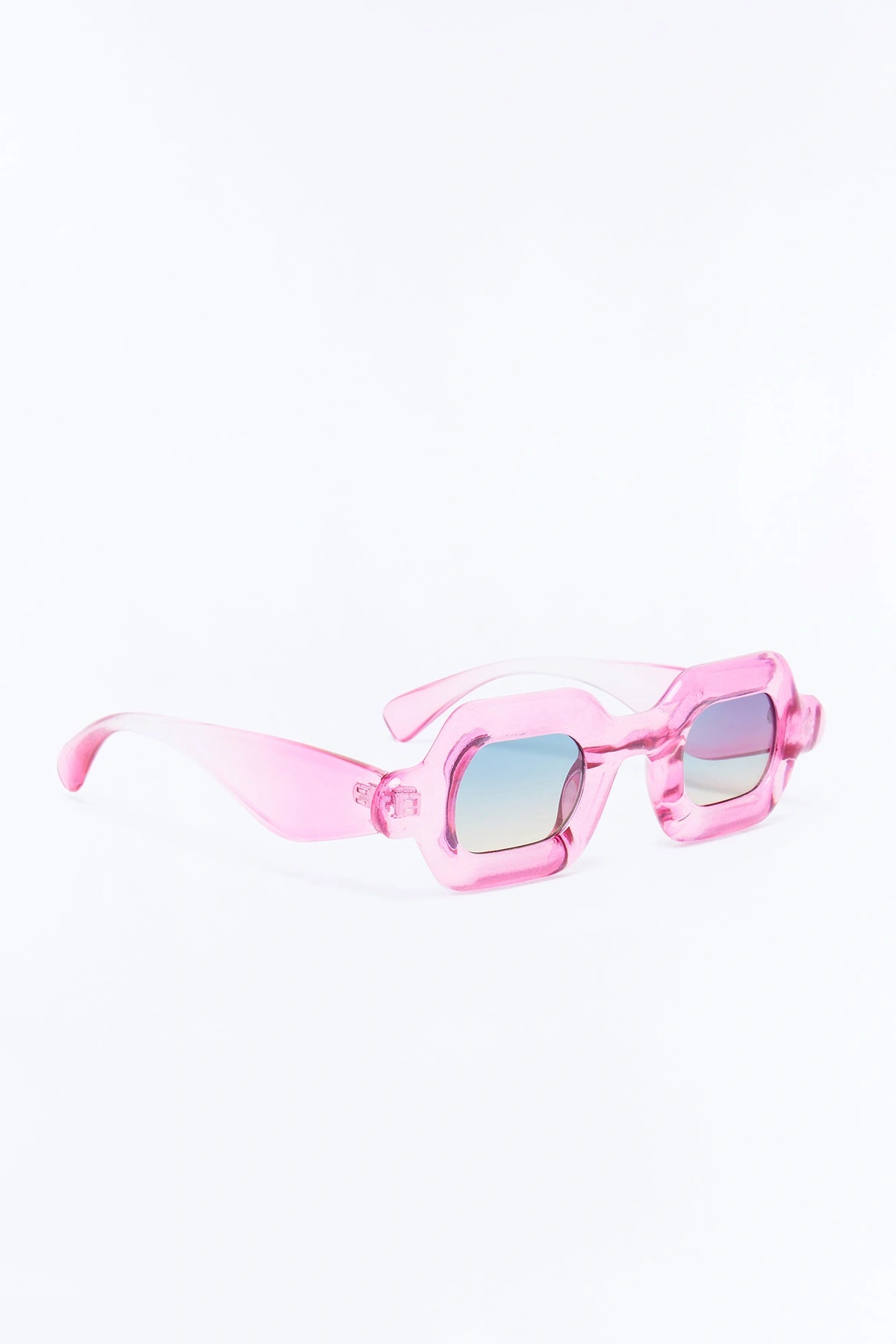 Gummy Bear Square Sunglasses - Pink — Rosa