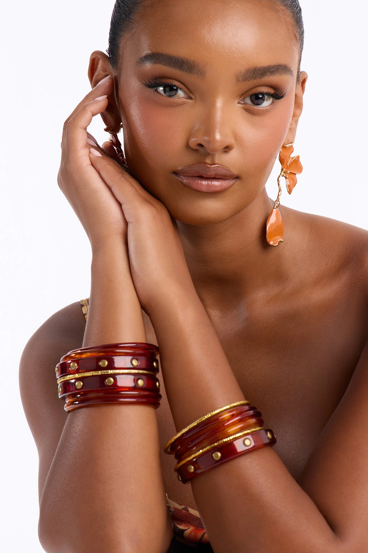 Hideaway 13 Piece Bracelet Set - Brown/combo — Castanho/combinação