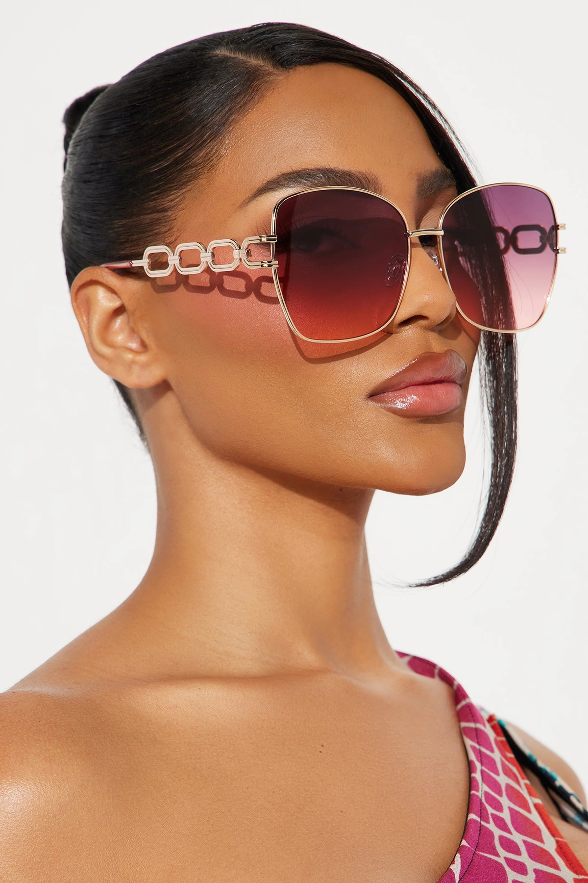 Tea At The Beverly Sunglasses - Pink/combo — Rosa/combinação