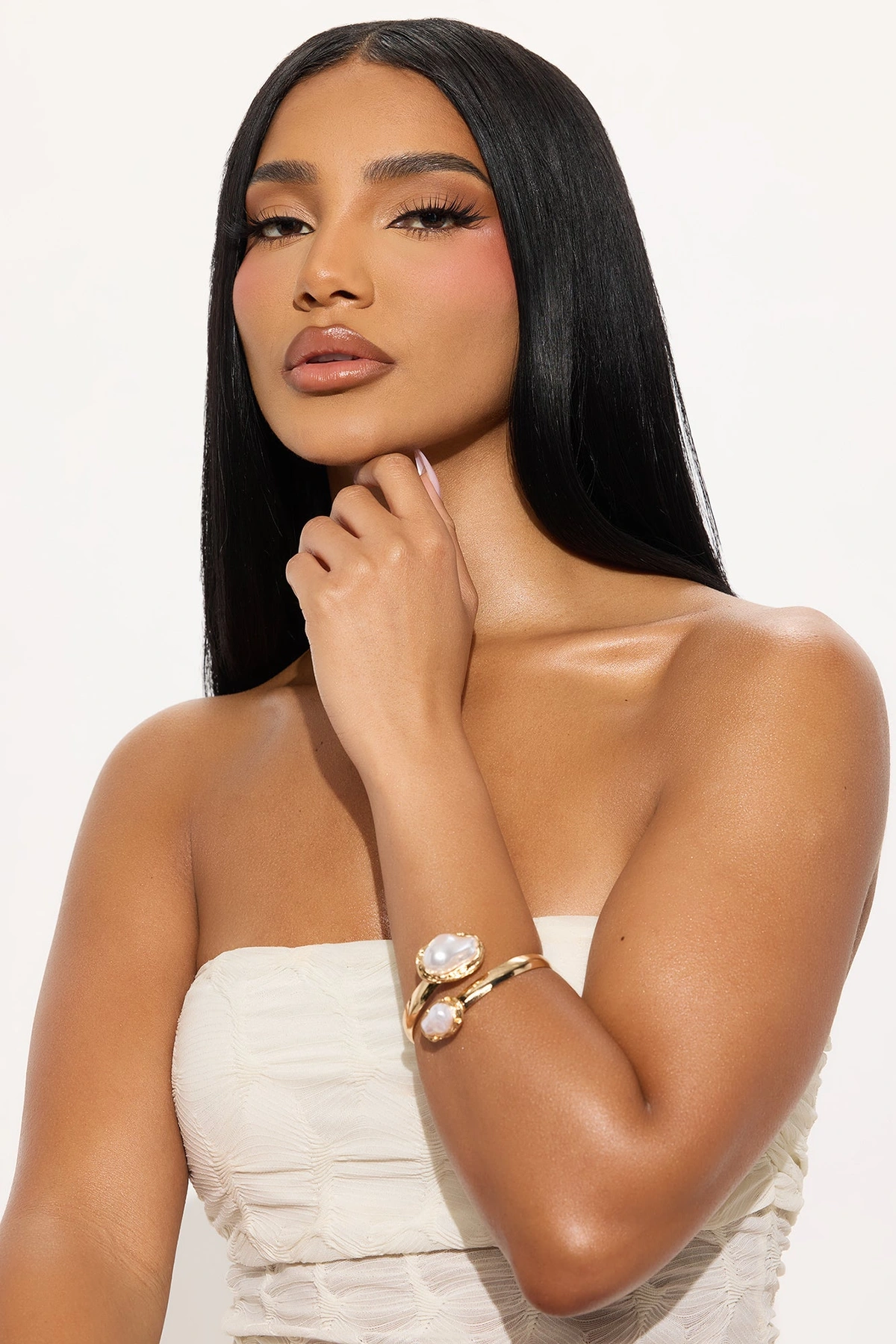 Biggest Treasures Pearl Bracelet - Gold — Dourado
