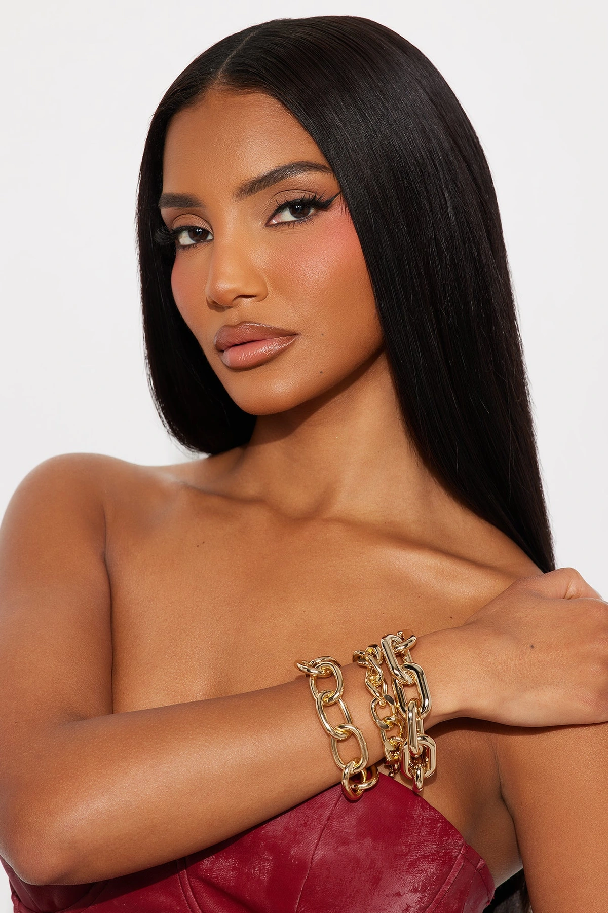 Never The Less 3 Piece Bracelet Set - Gold — Dourado