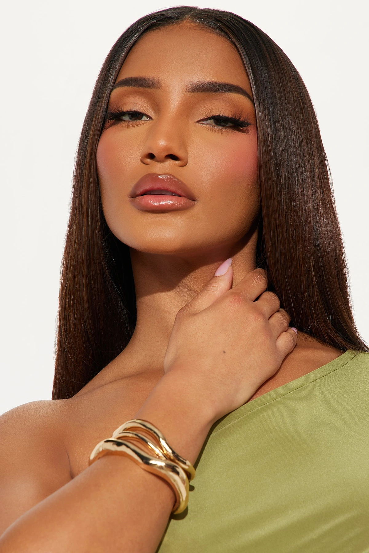Different Pages 3 Piece Bangle Set - Gold — Dourado