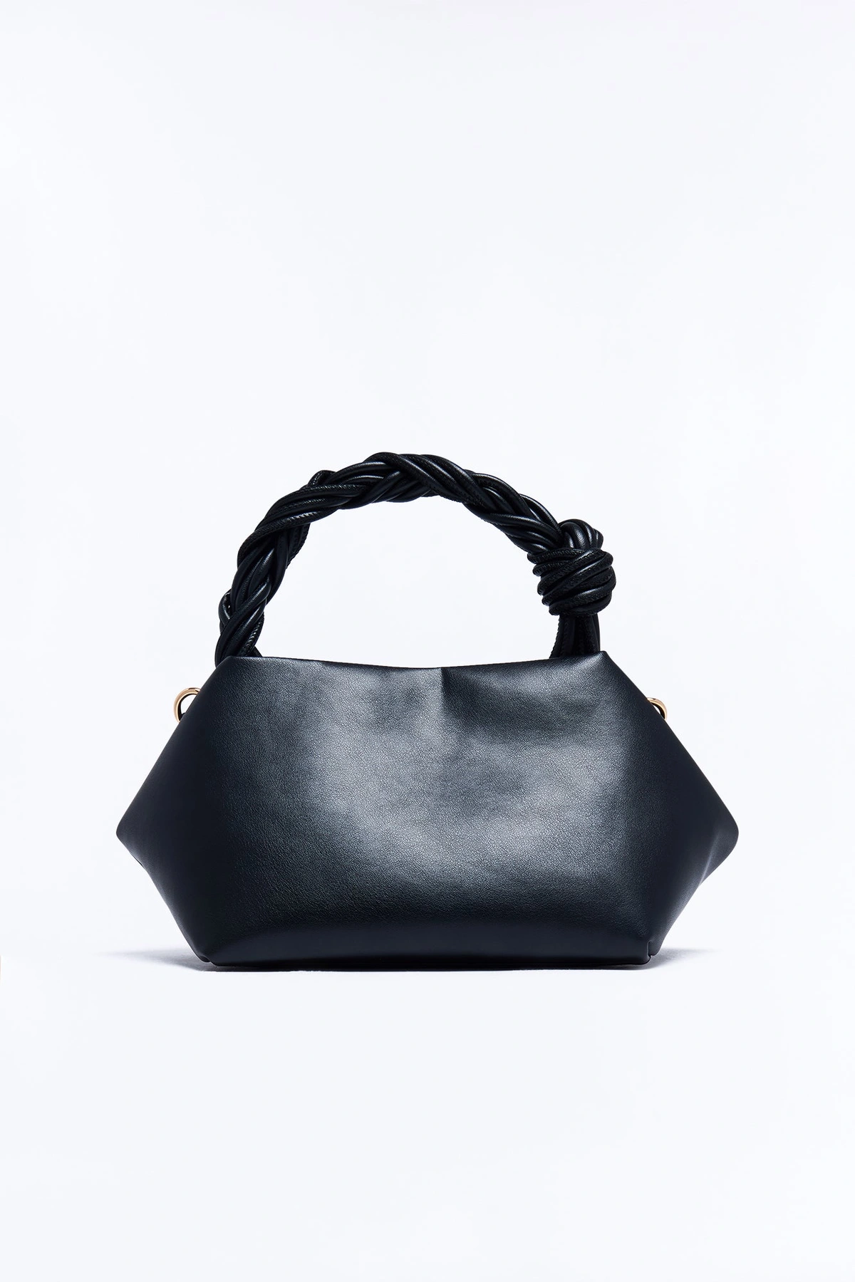 Good Dreams Only Faux Leather Satchel Handbag - Black — Preto