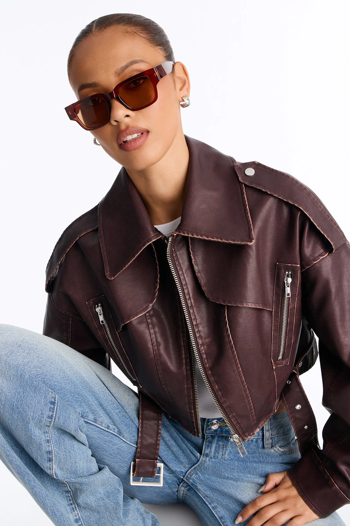 Mocha Latte Sunglasses - Brown — Castanho