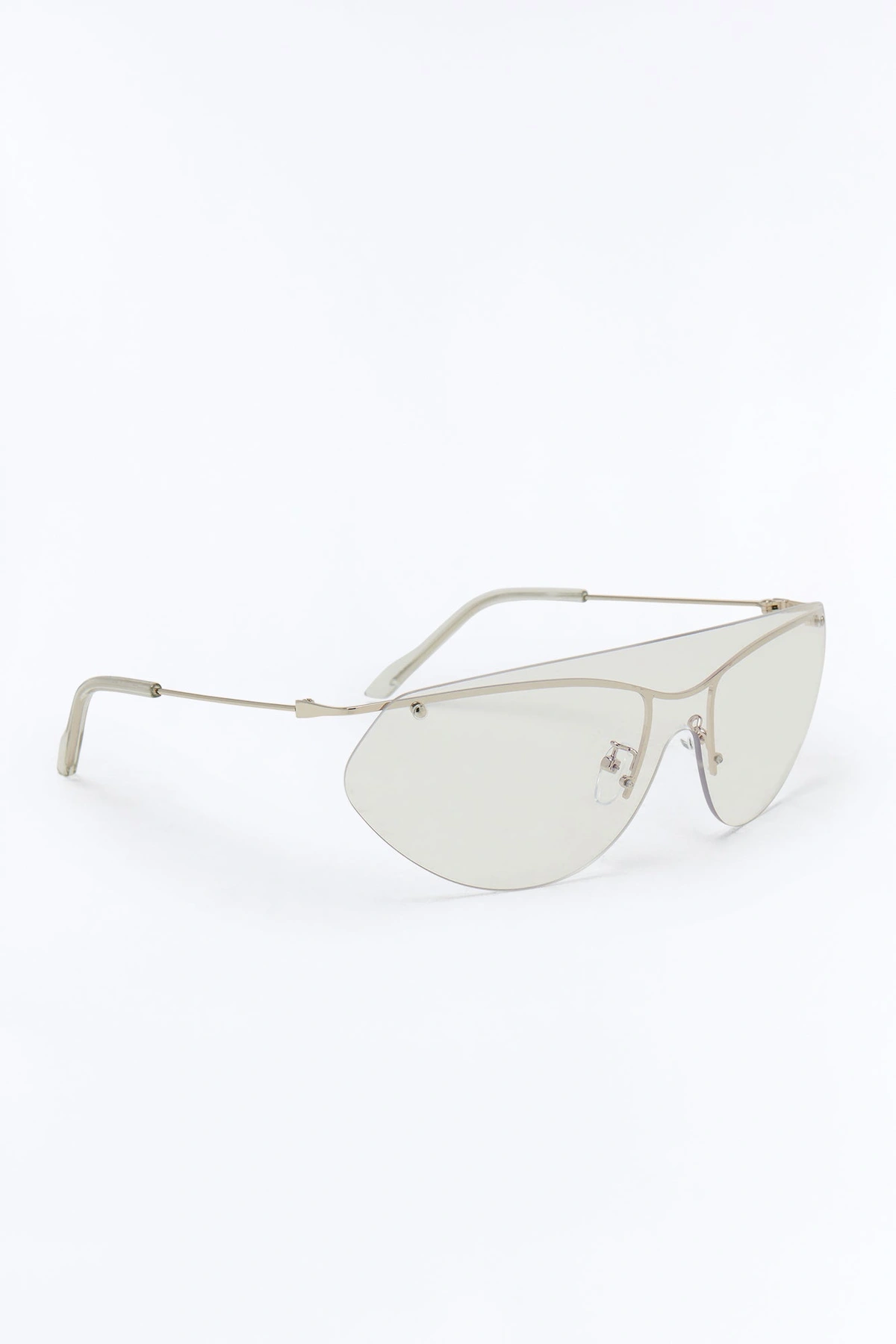 Coastline Vision Shield Sunglasses - Clear — Clear