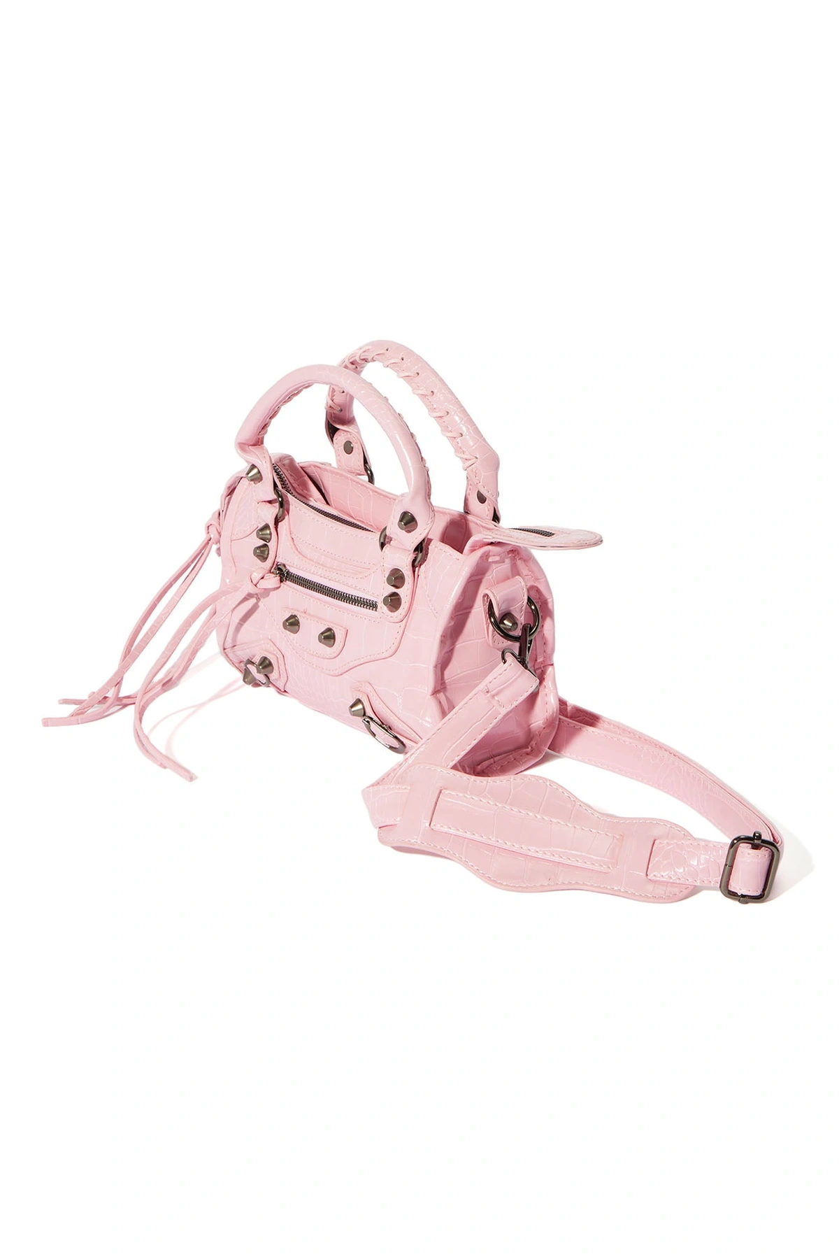 Extravagant Motion Satchel Handbag - Pink — Rosa