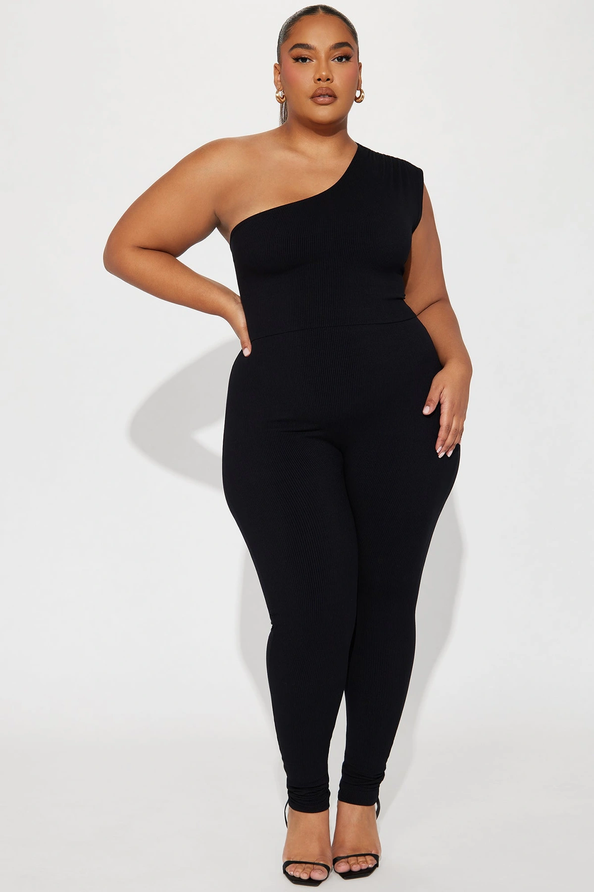 Scarlett Snatched Jumpsuit - Black — Preto