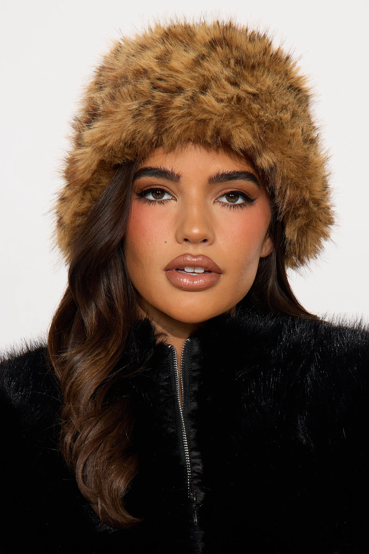 Living On The Edge Faux Fur Bucket Hat - Leopard — Leopardo