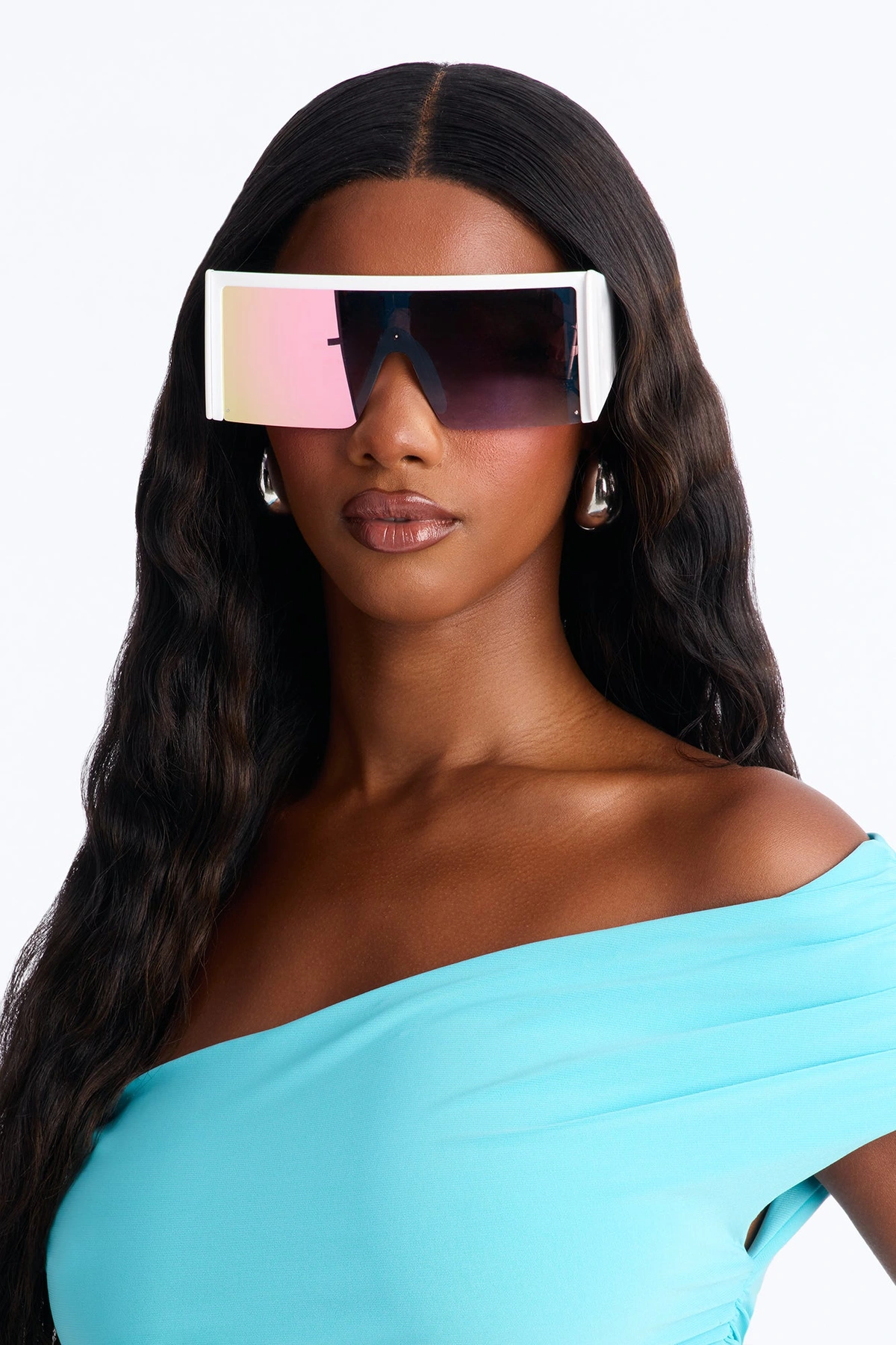 Space Vision Sunglasses - White — Branco