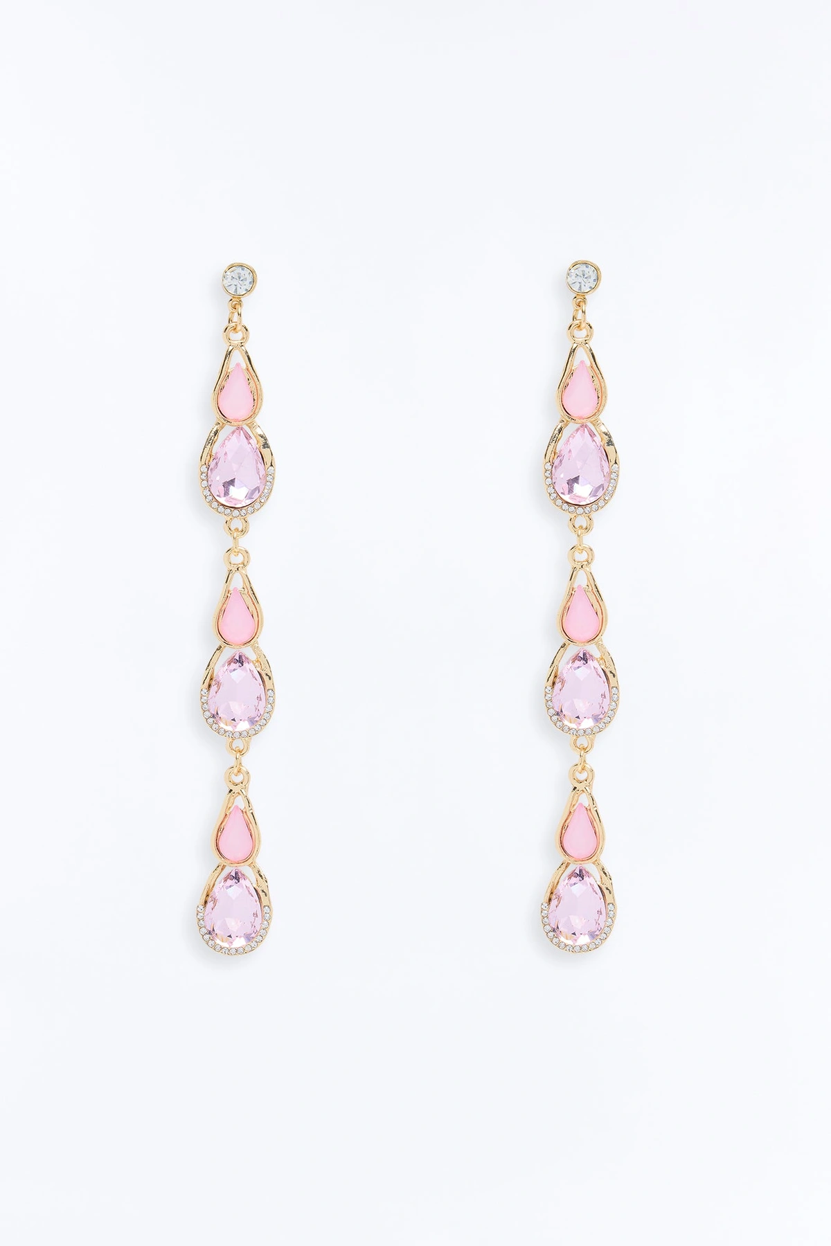 All I Need Linear Earrings - Pink — Rosa