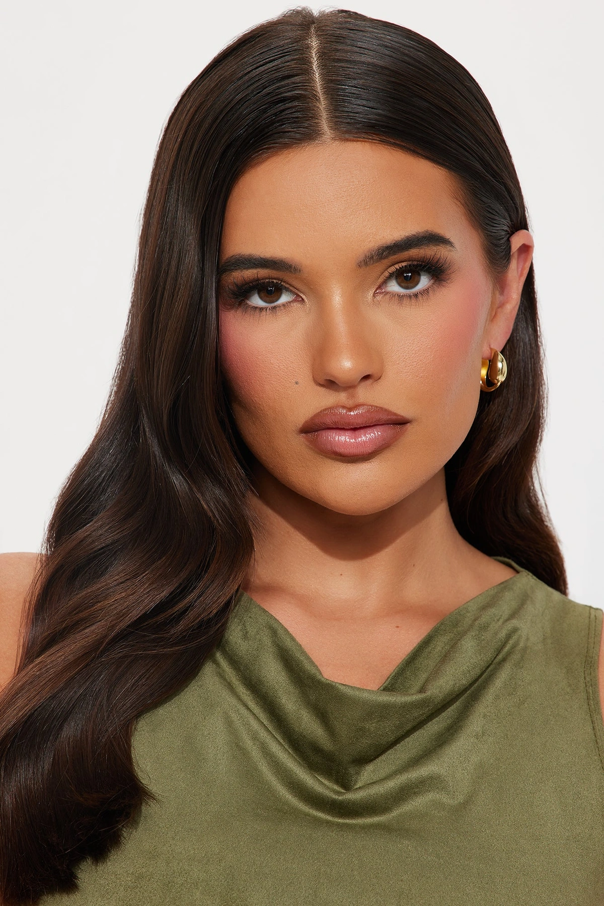 Yin To My Yang Hoop Earrings - Gold — Dourado