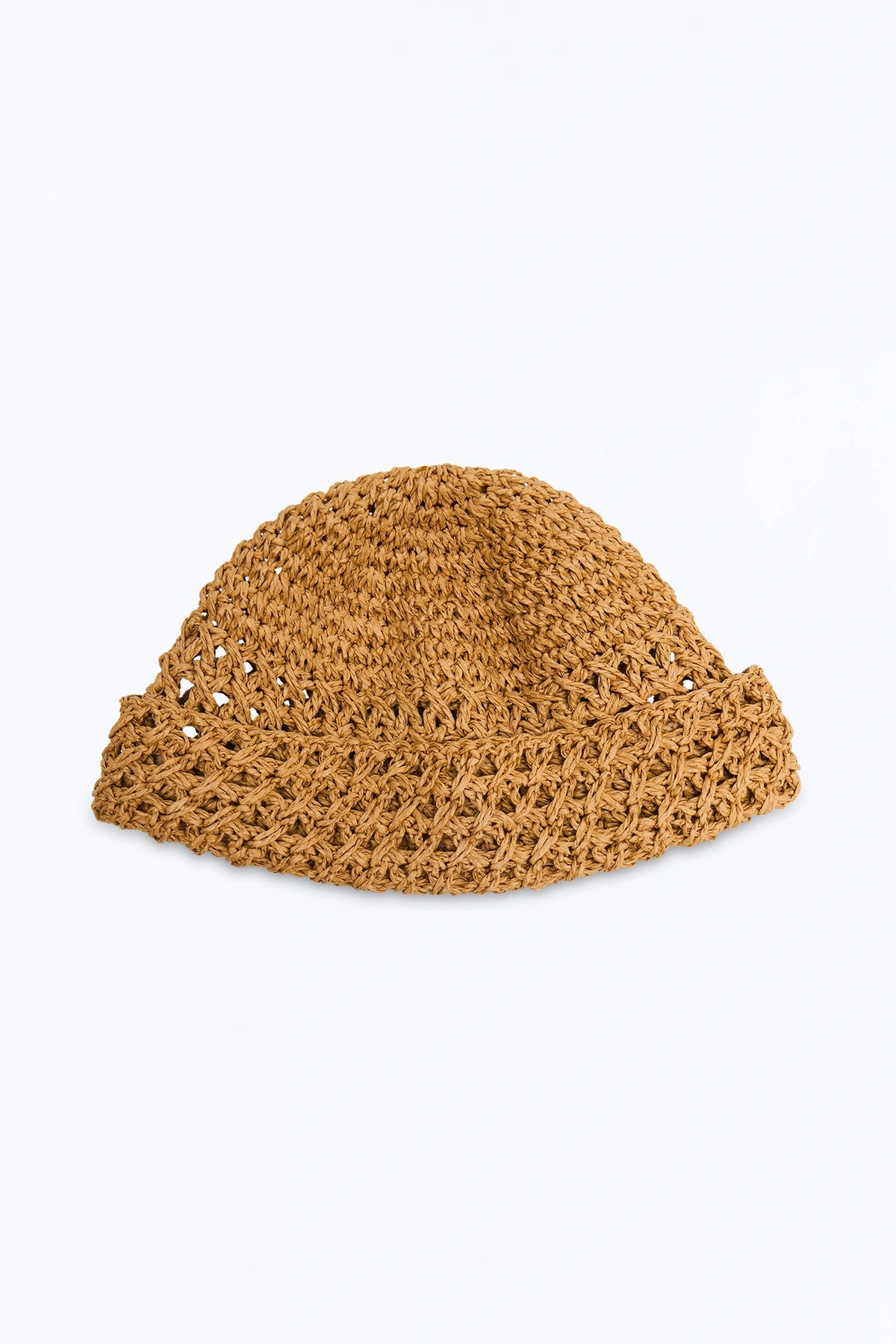 Head In The Sand Straw Beanie - Tan — Castanho-claro