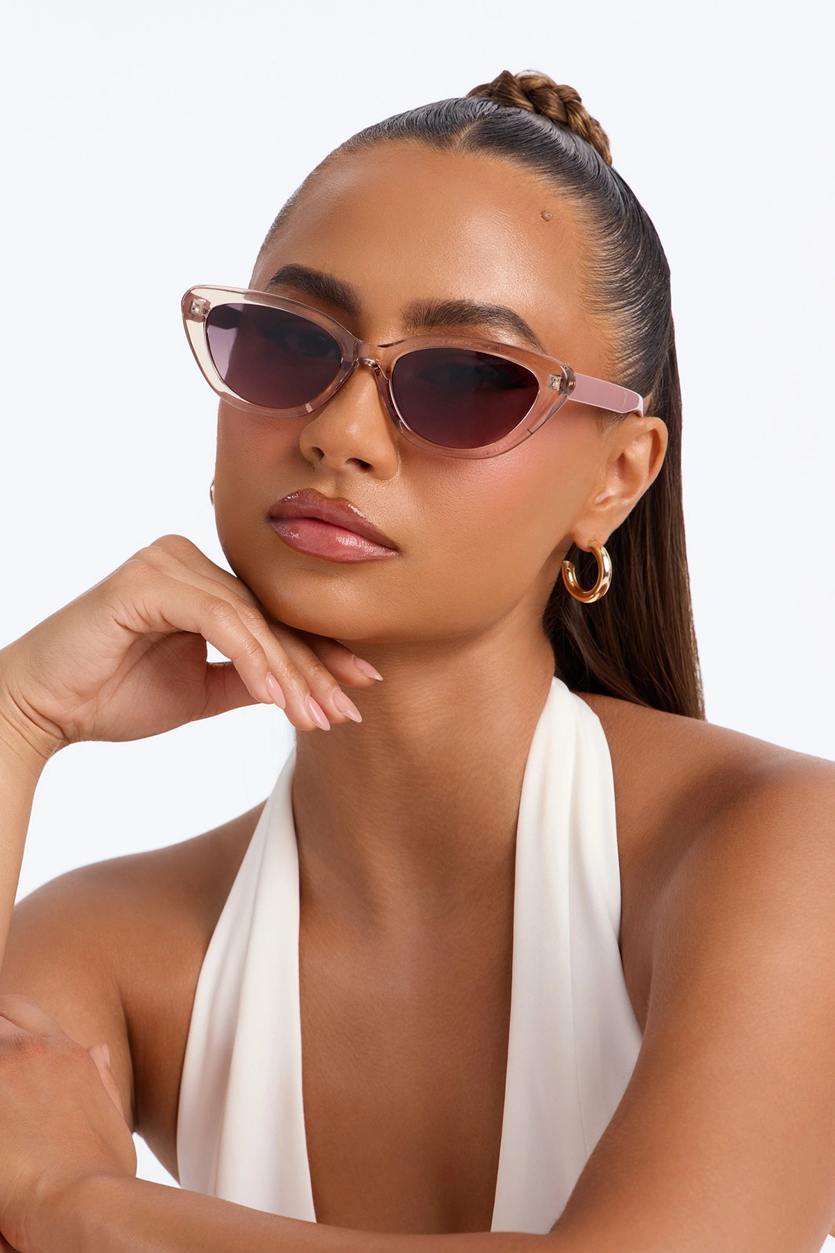 Spoiling Myself Sunglasses - Pink/combo — Rosa/combinação