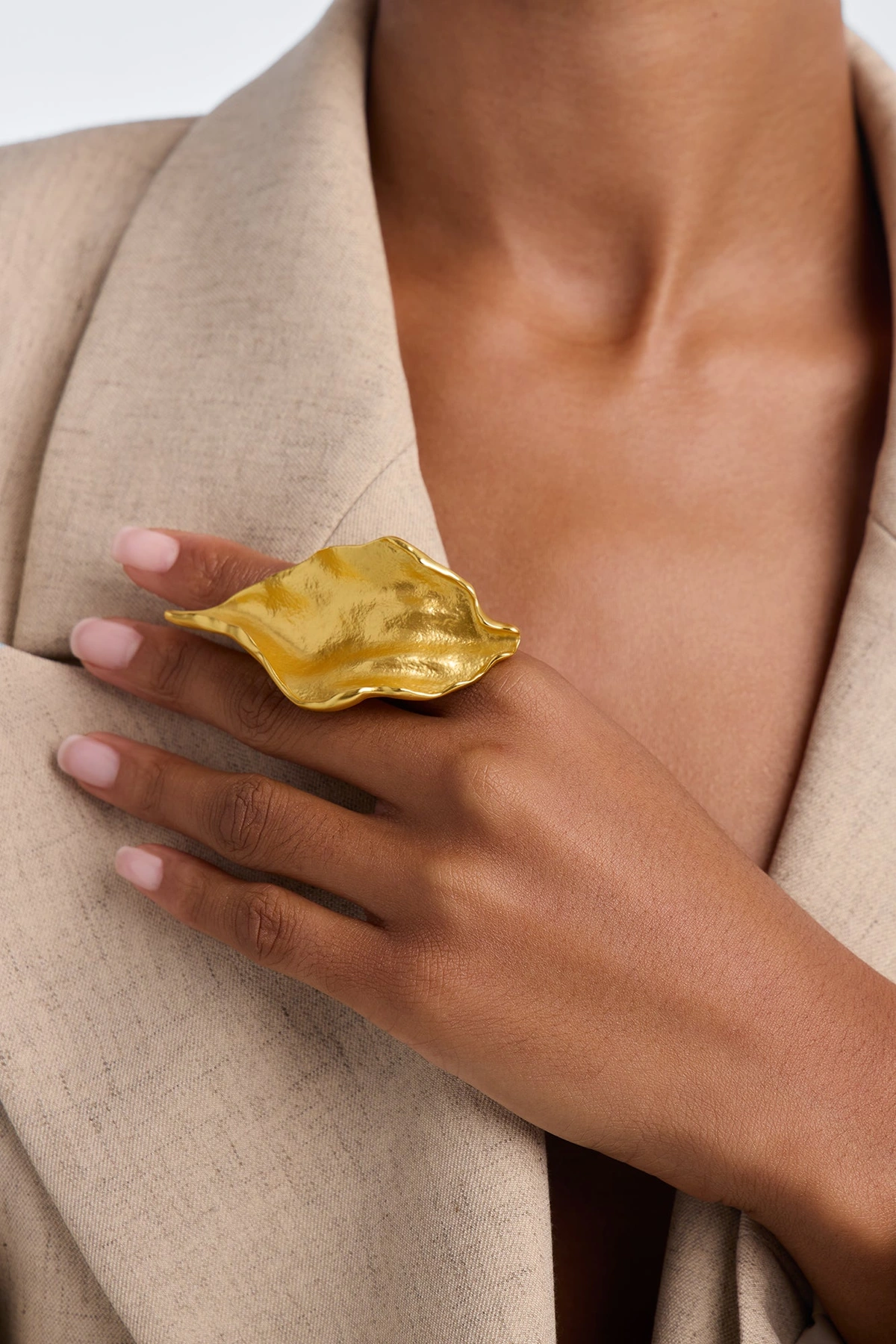 Flourish Ring - Gold — Dourado
