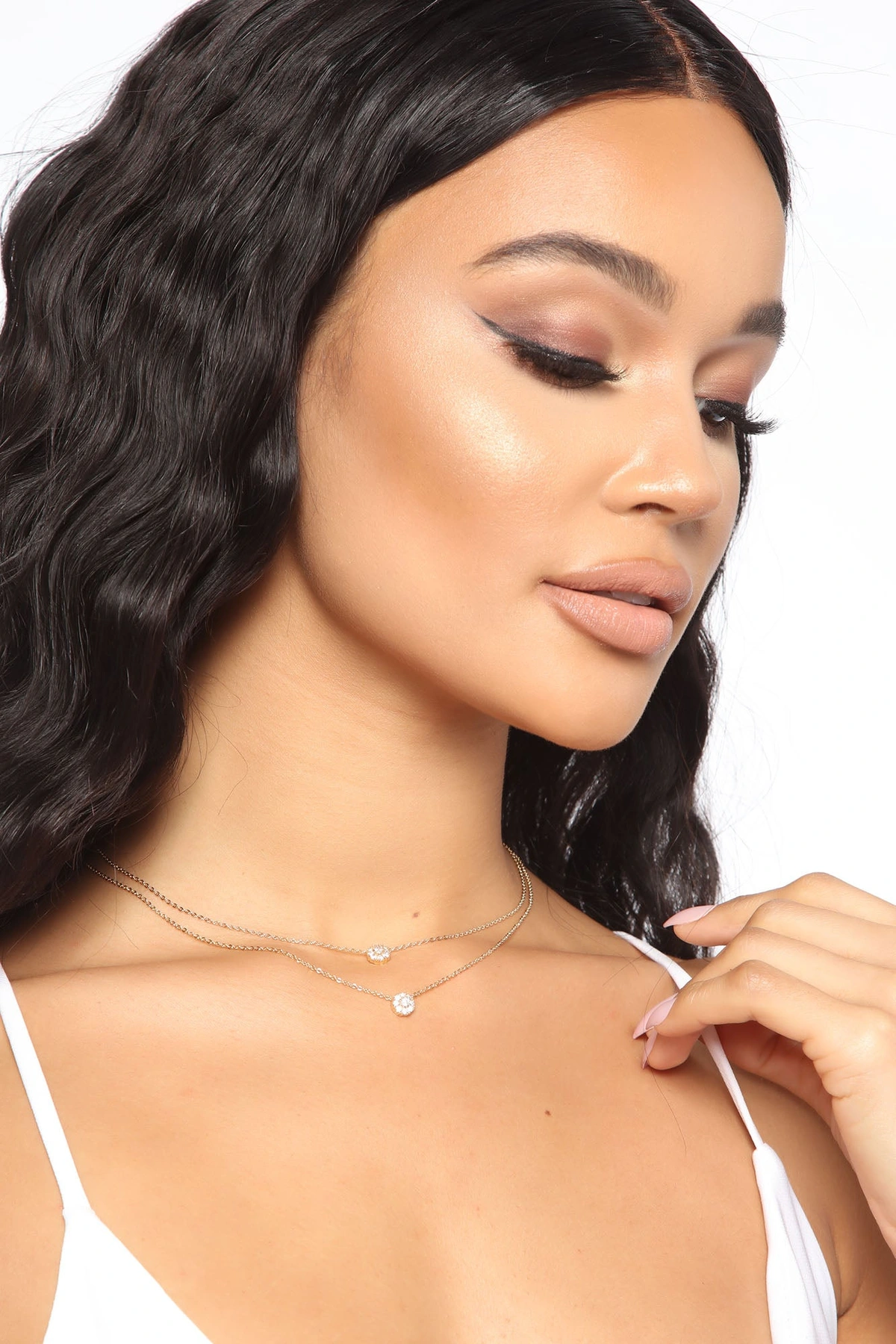 Dianna Dainty Layered Necklace - Gold — Dourado