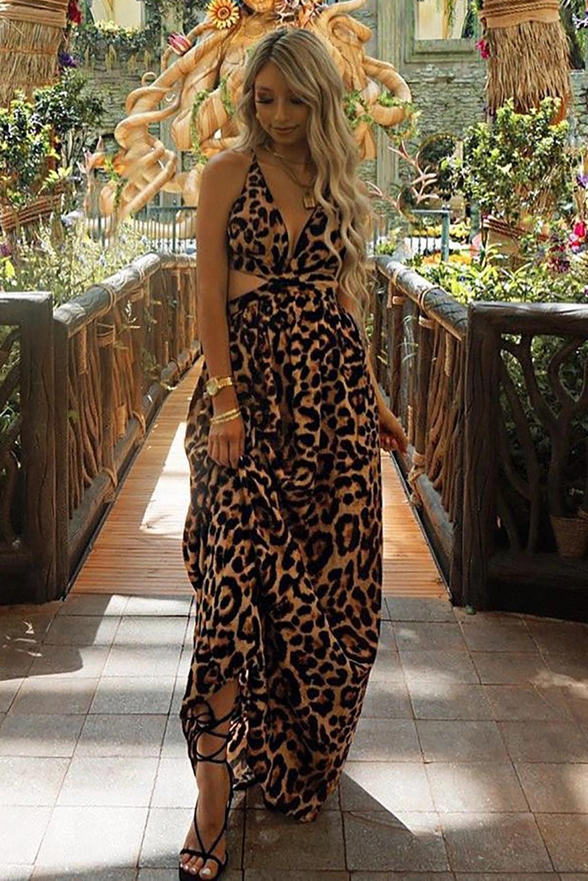 Leopard Fever Maxi Dress - Leopard — Leopardo