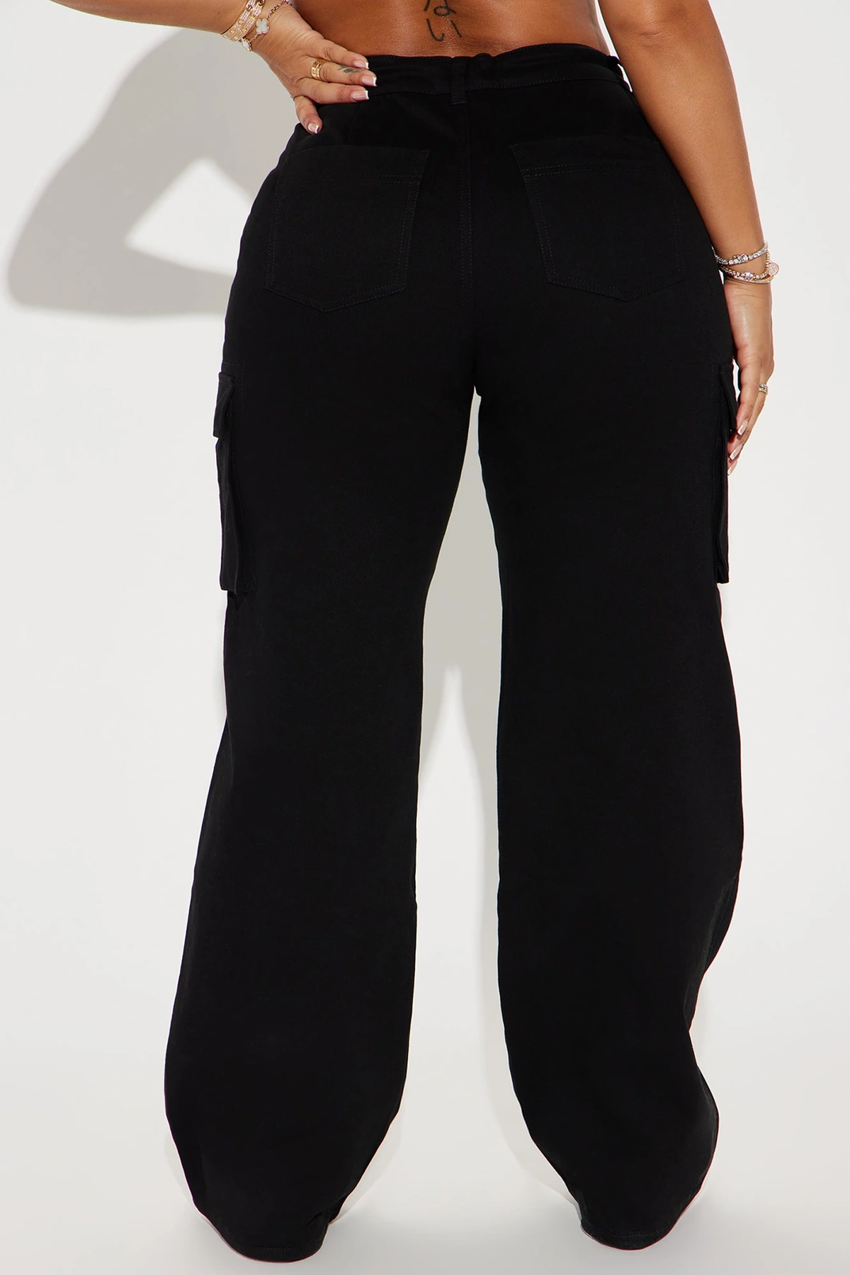 Out For The Day Cargo Pant - Black — Preto