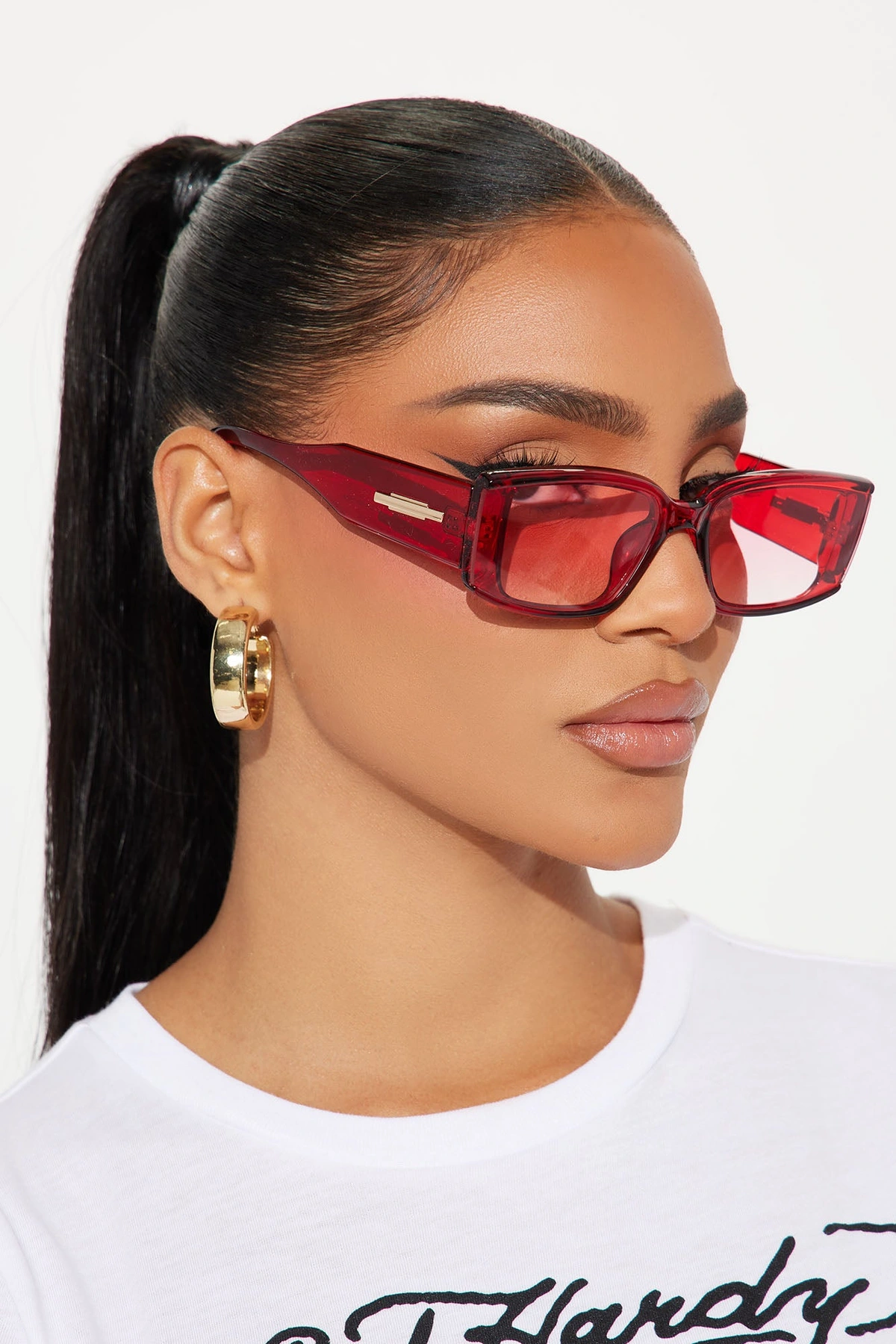 Sweet And Sassy Sunglasses - Red — Vermelho