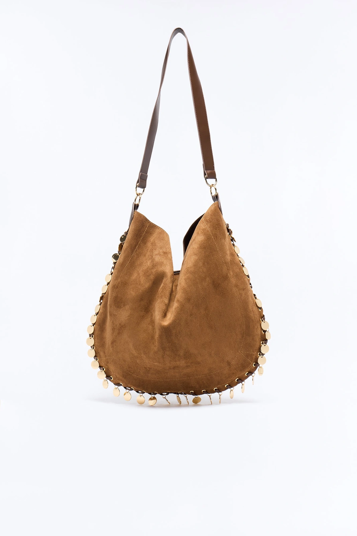 That Nomad Life Faux Suede Oversized Tote Handbag - Cognac — Cognac