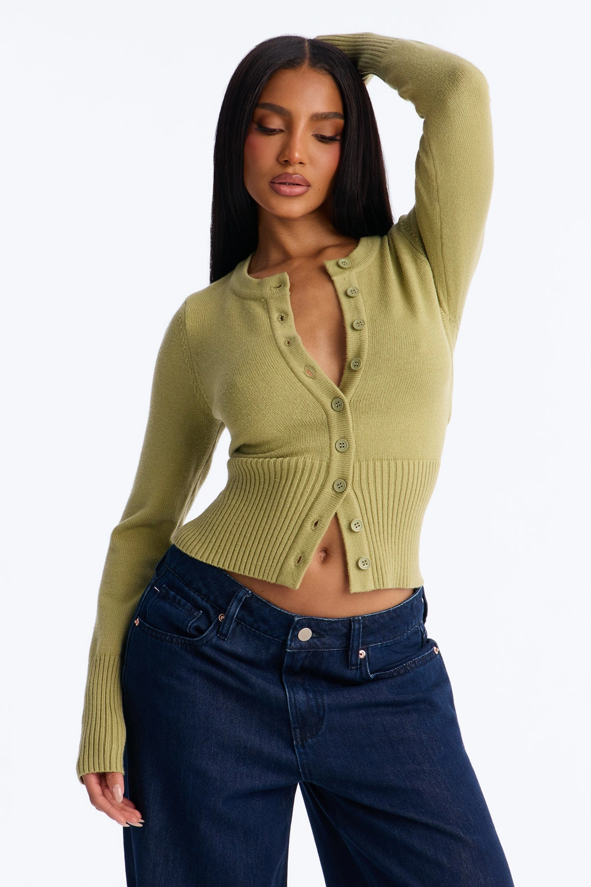 Perfect Harmony Sweater - Sage — Verde-sálvia
