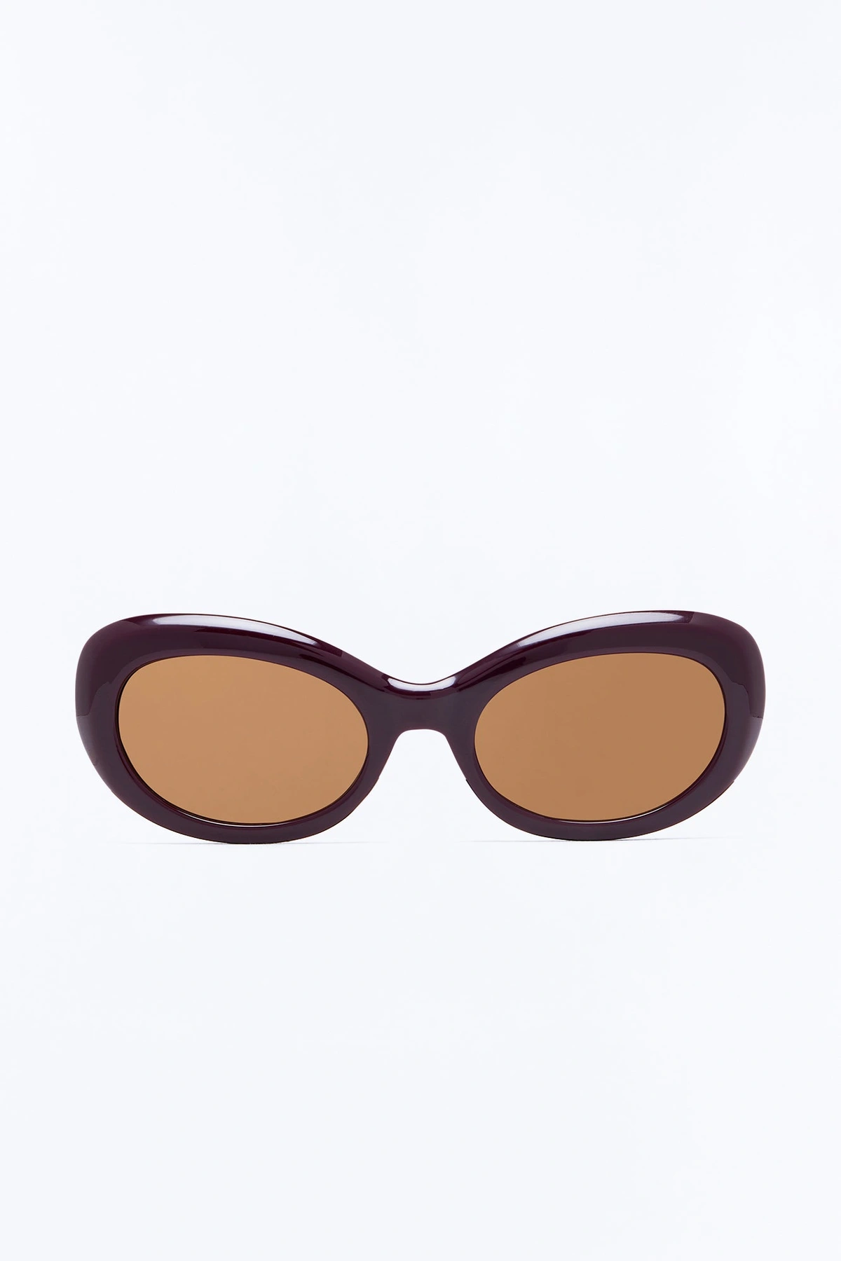 Hard To Avoid Sunglasses - Burgundy — Bordô