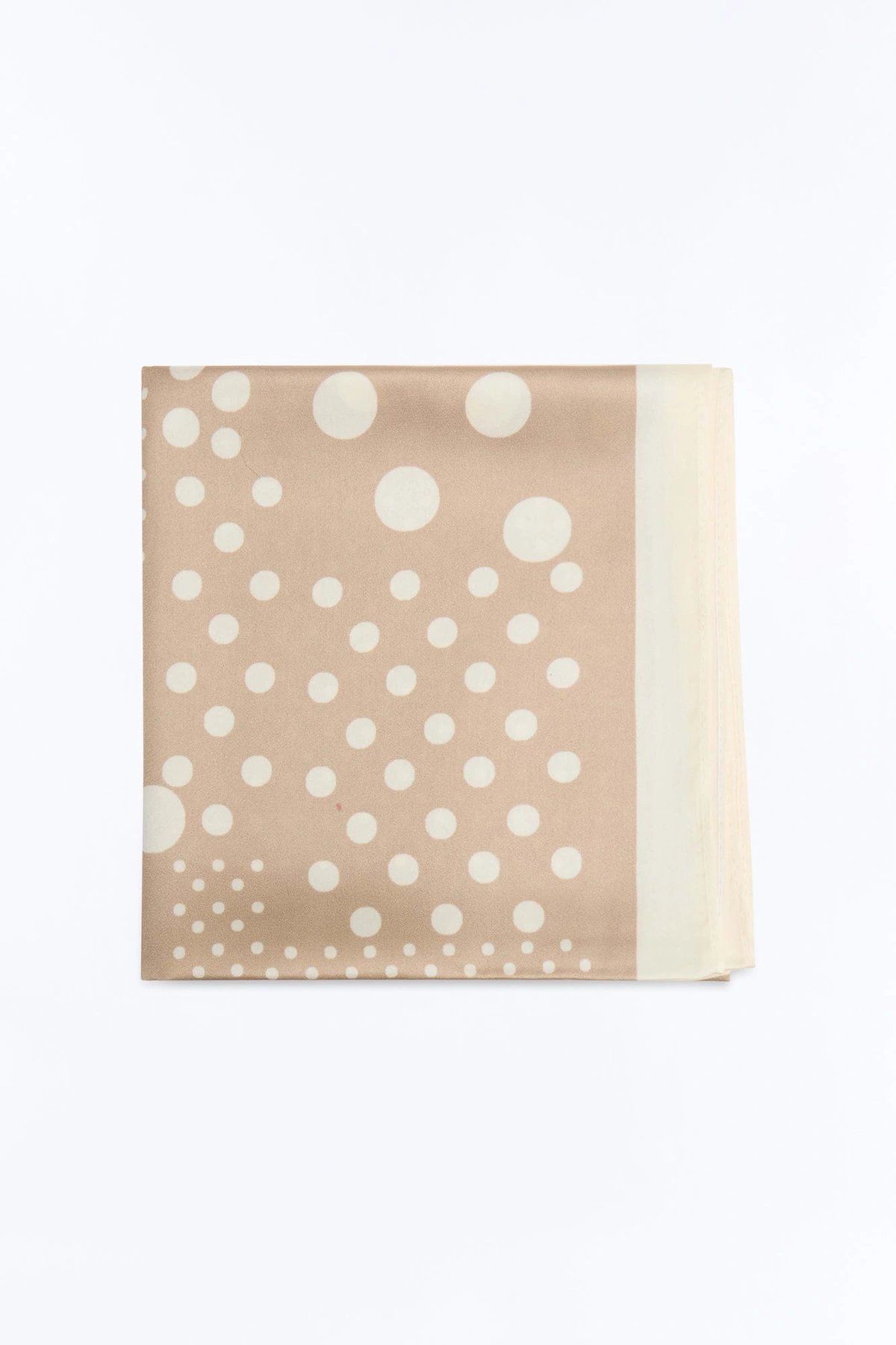 The Riviera Dot Head Scarf - Taupe/combo — Bege acinzentado/combinação