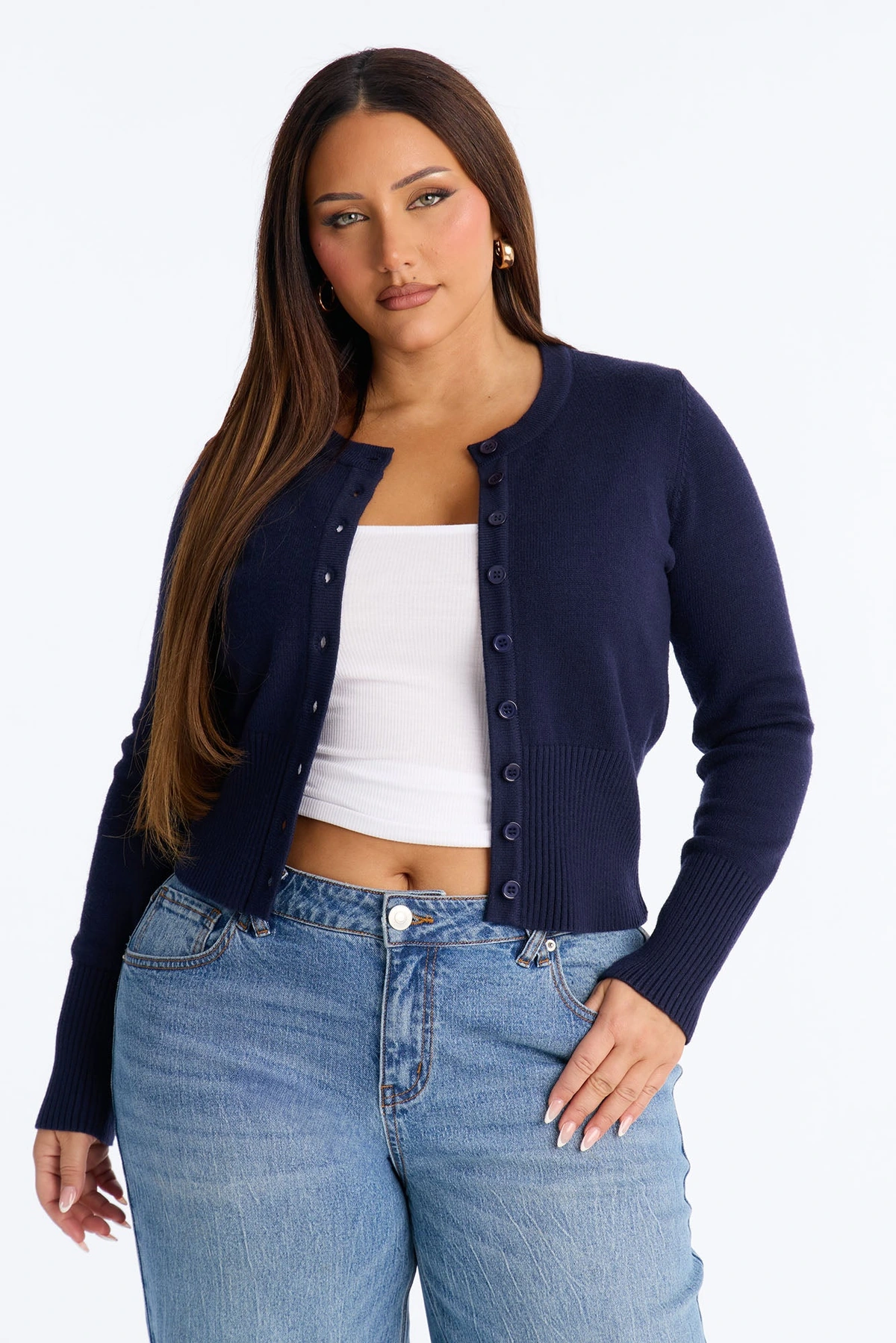 Perfect Harmony Sweater - Navy — Azul-marinho