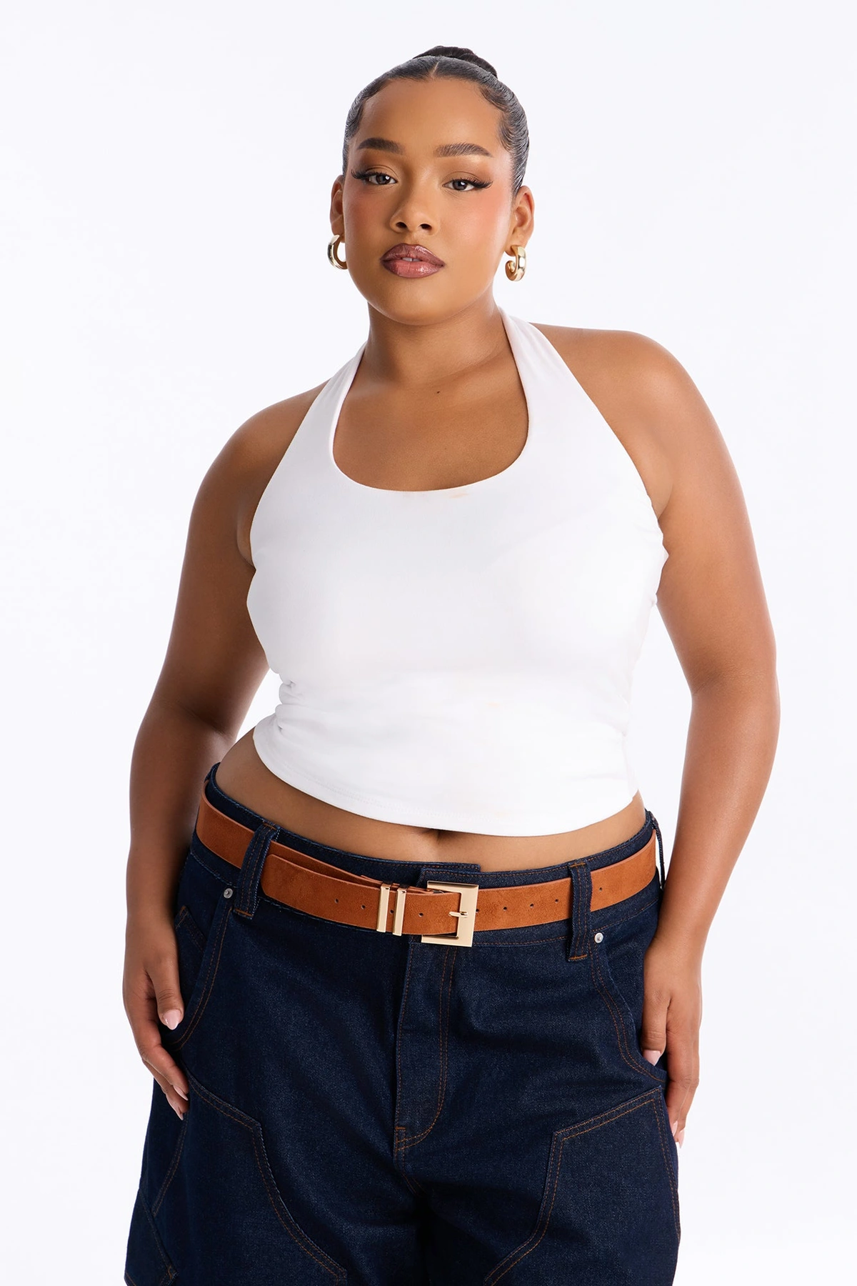 Too Far Gone Leather Belt - Cognac — Cognac