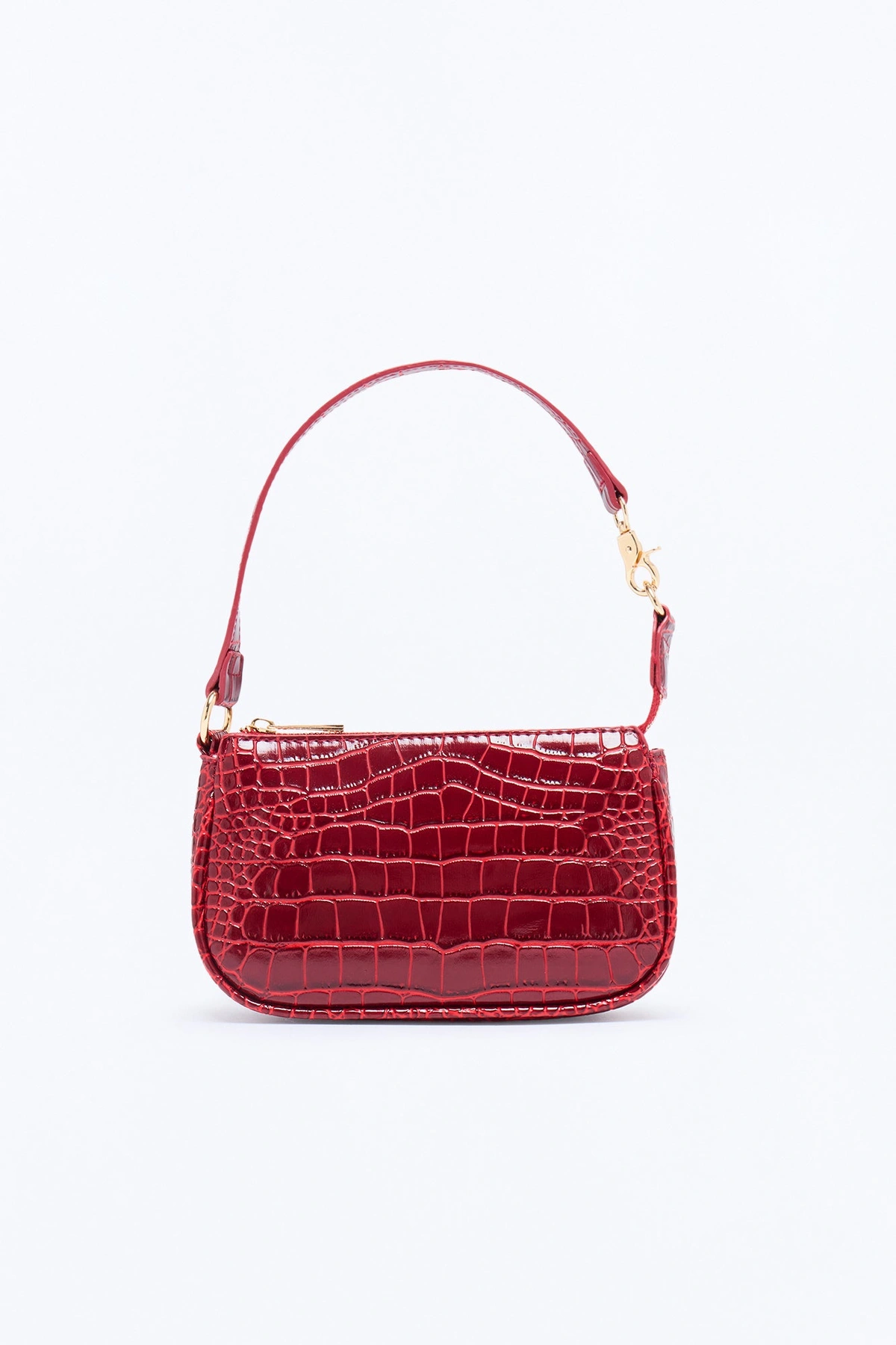 Touch Me Right Faux Leather Shoulder Handbag - Burgundy — Bordô
