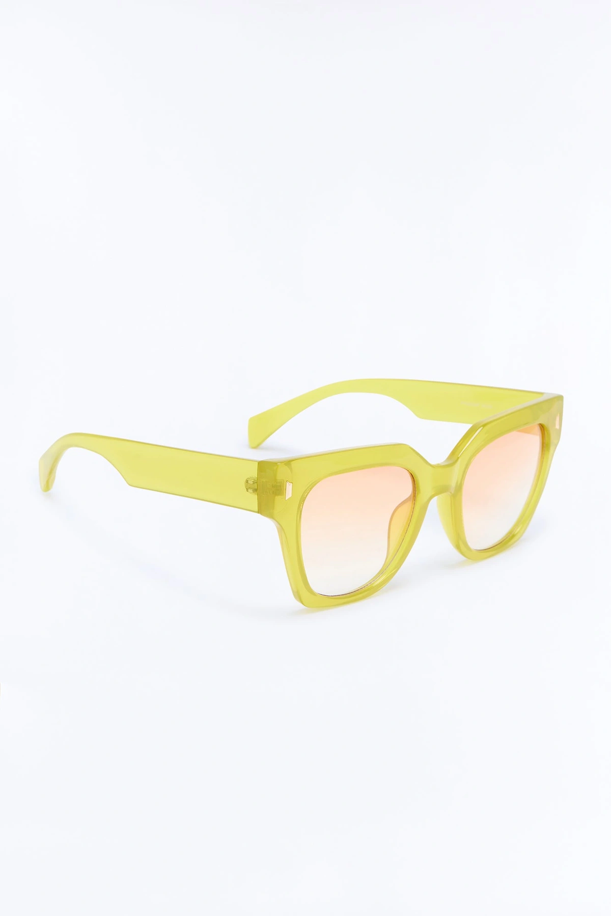 Palm Coast Wave Sunglasses - Chartreuse — Chartreuse