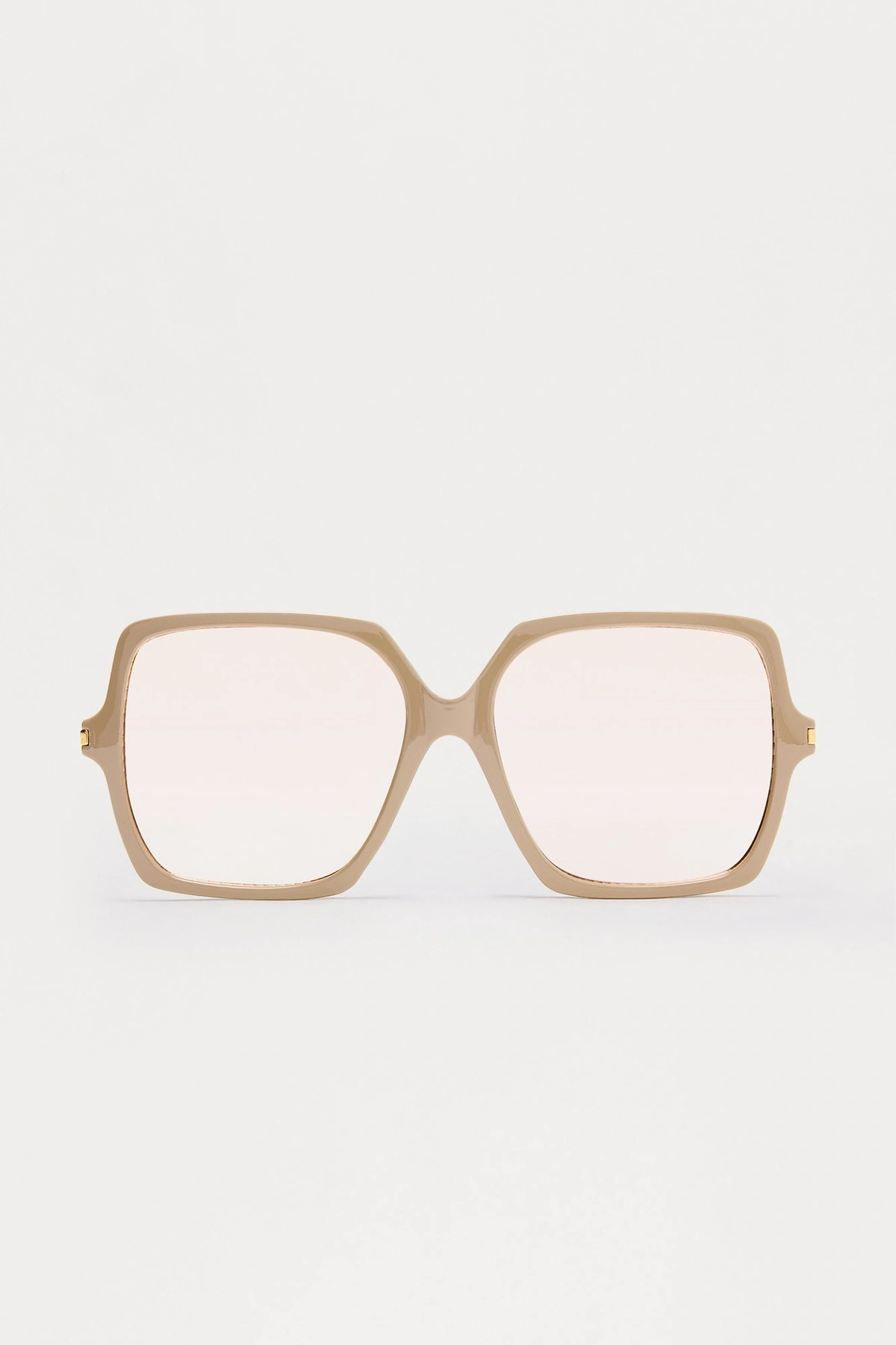 Wink At Me Square Sunglasses - Tan — Castanho-claro