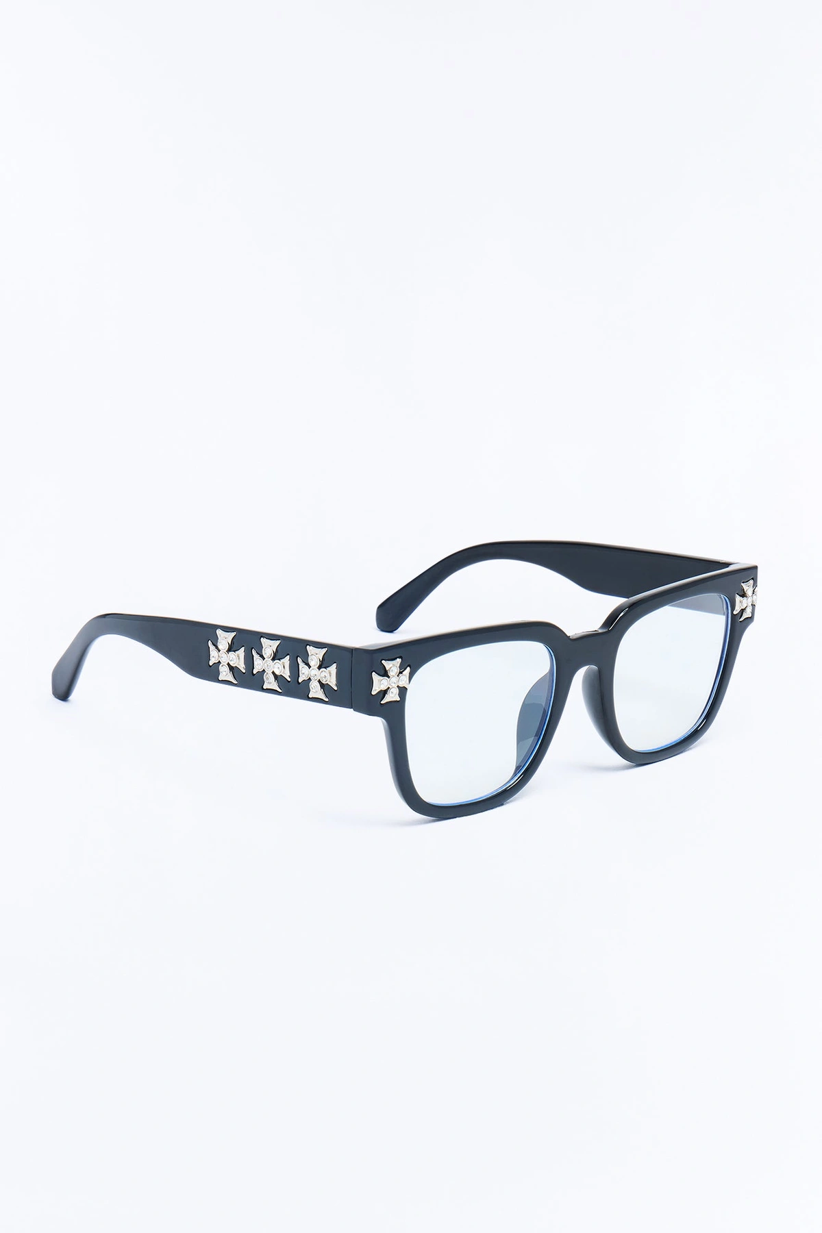 Faith And Success Blue Light Glasses - Black — Preto