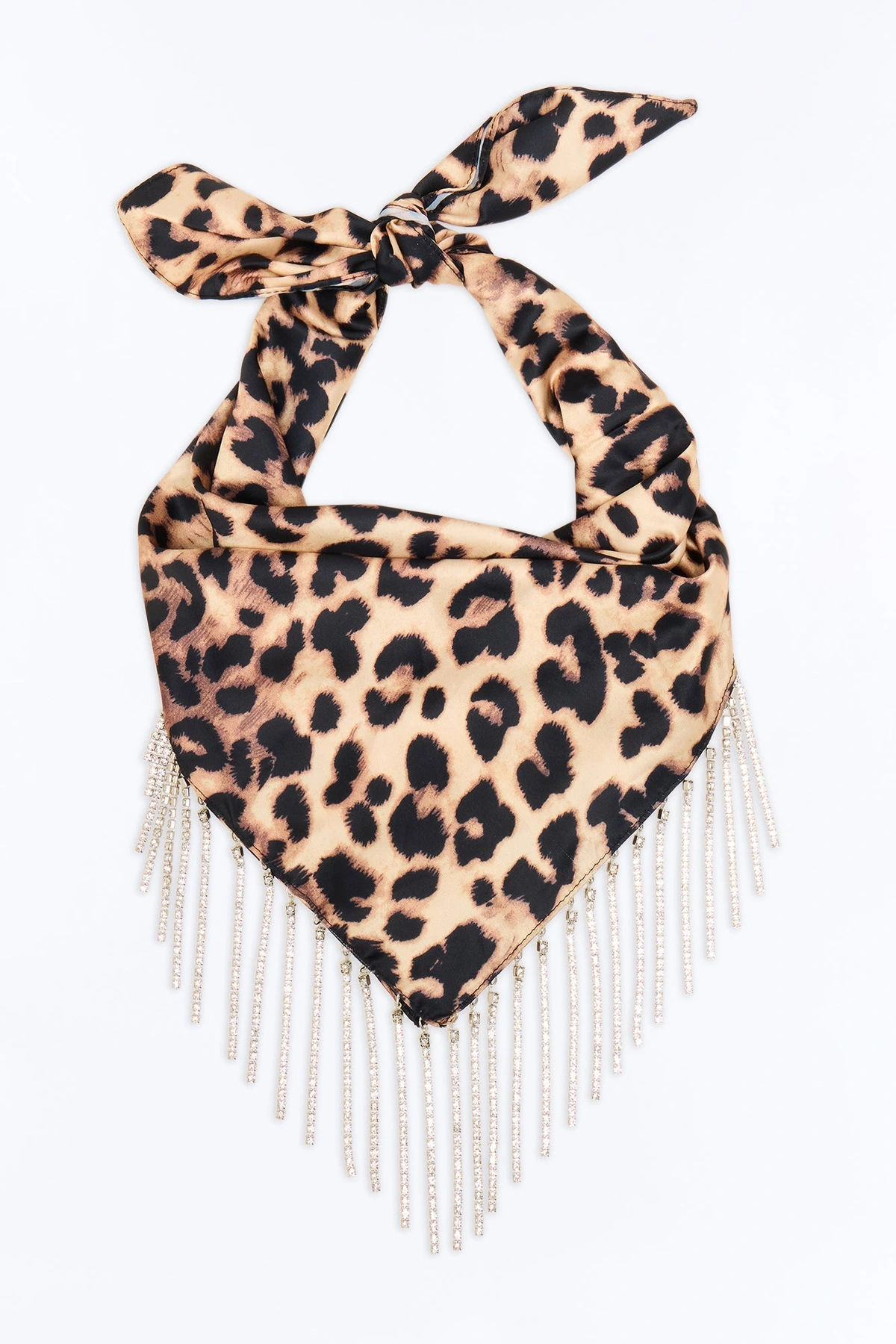 Savage Beauty Fringe Head Scarf - Leopard — Leopardo