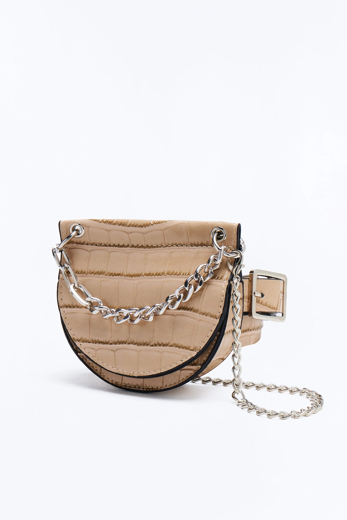 All The Small Things Faux Leather Belt Bag - Nude — Nude