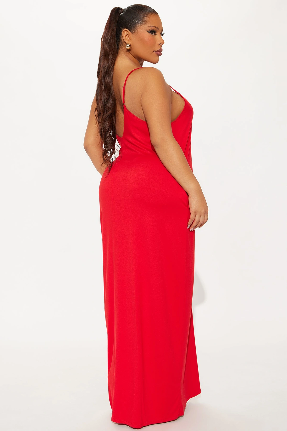 Simple Saturday Maxi Dress - Red — Vermelho