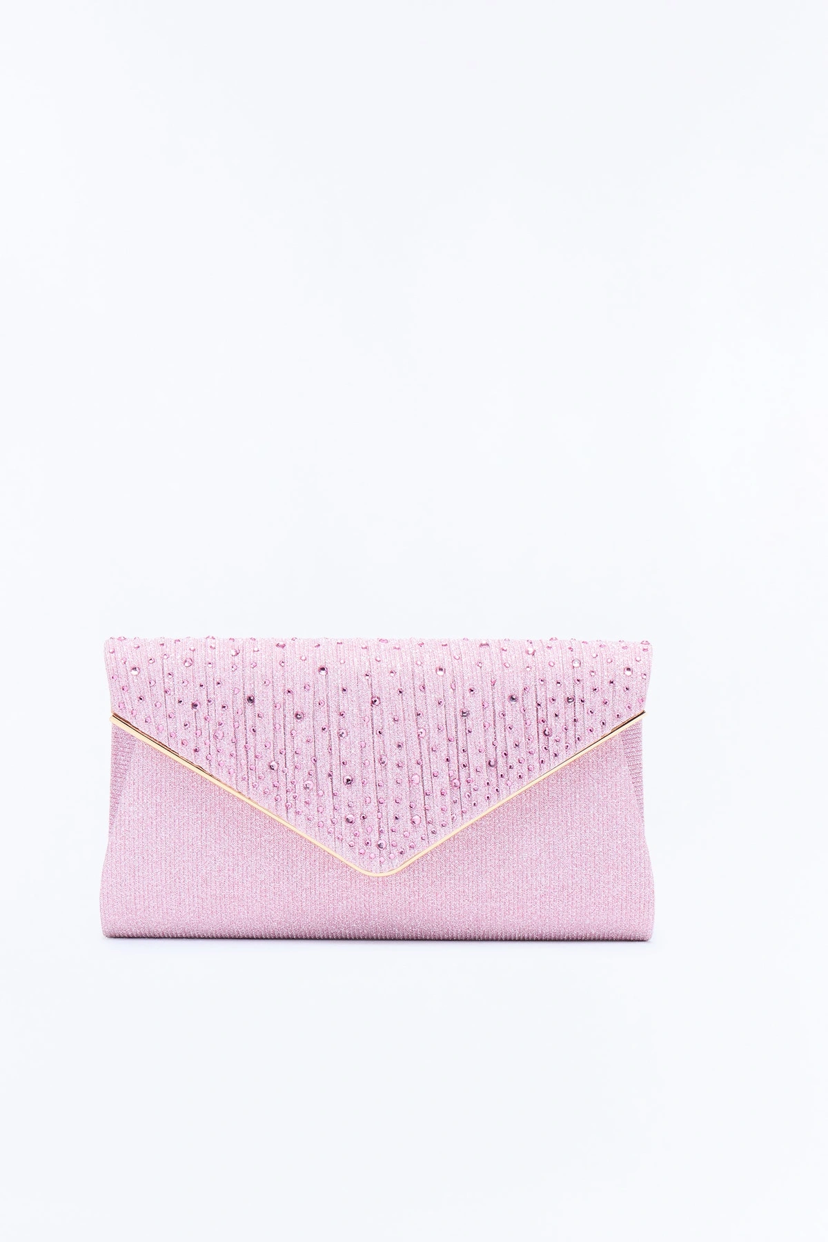 Dew Drops Sequin Clutch Handbag - Pink — Rosa
