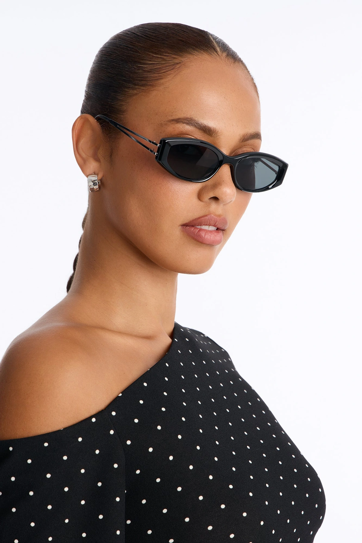 Stay On Track Sunglasses - Black — Preto
