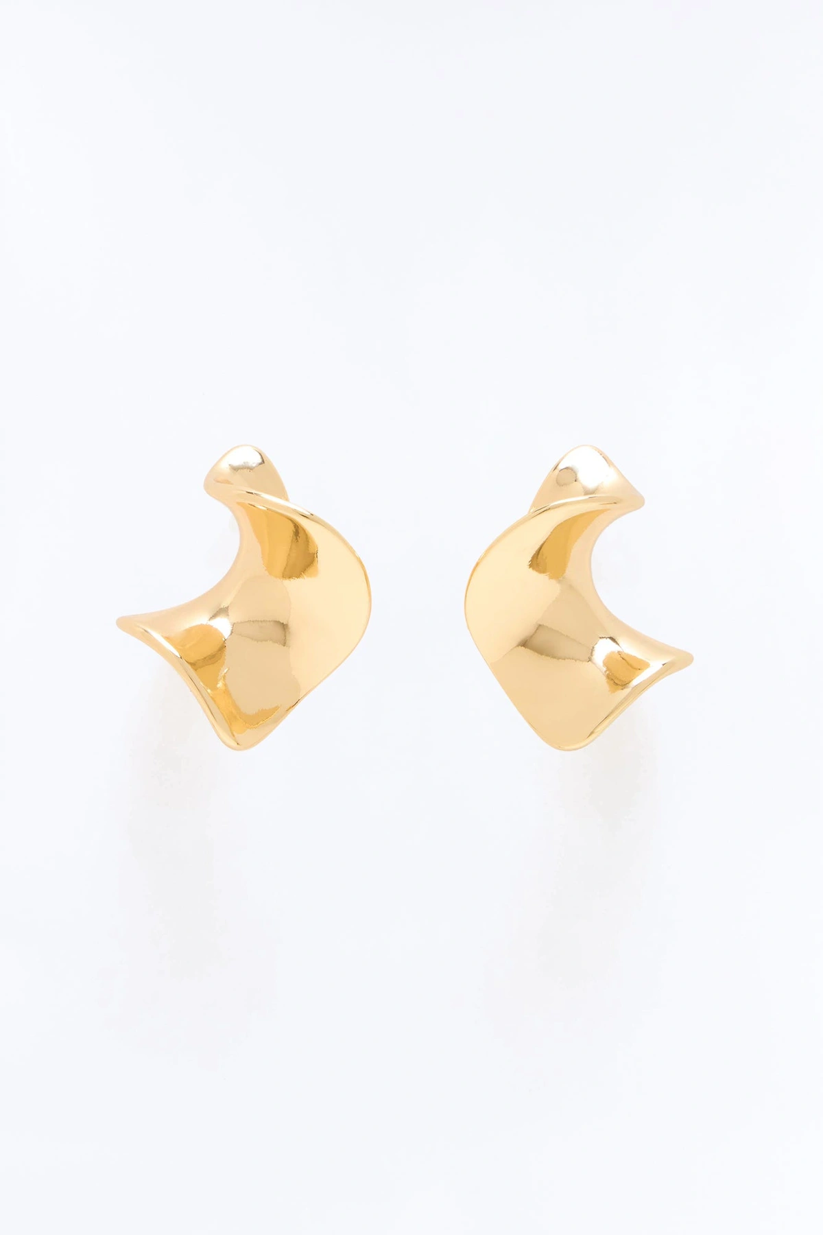 Get With It Stud Earrings - Gold — Dourado