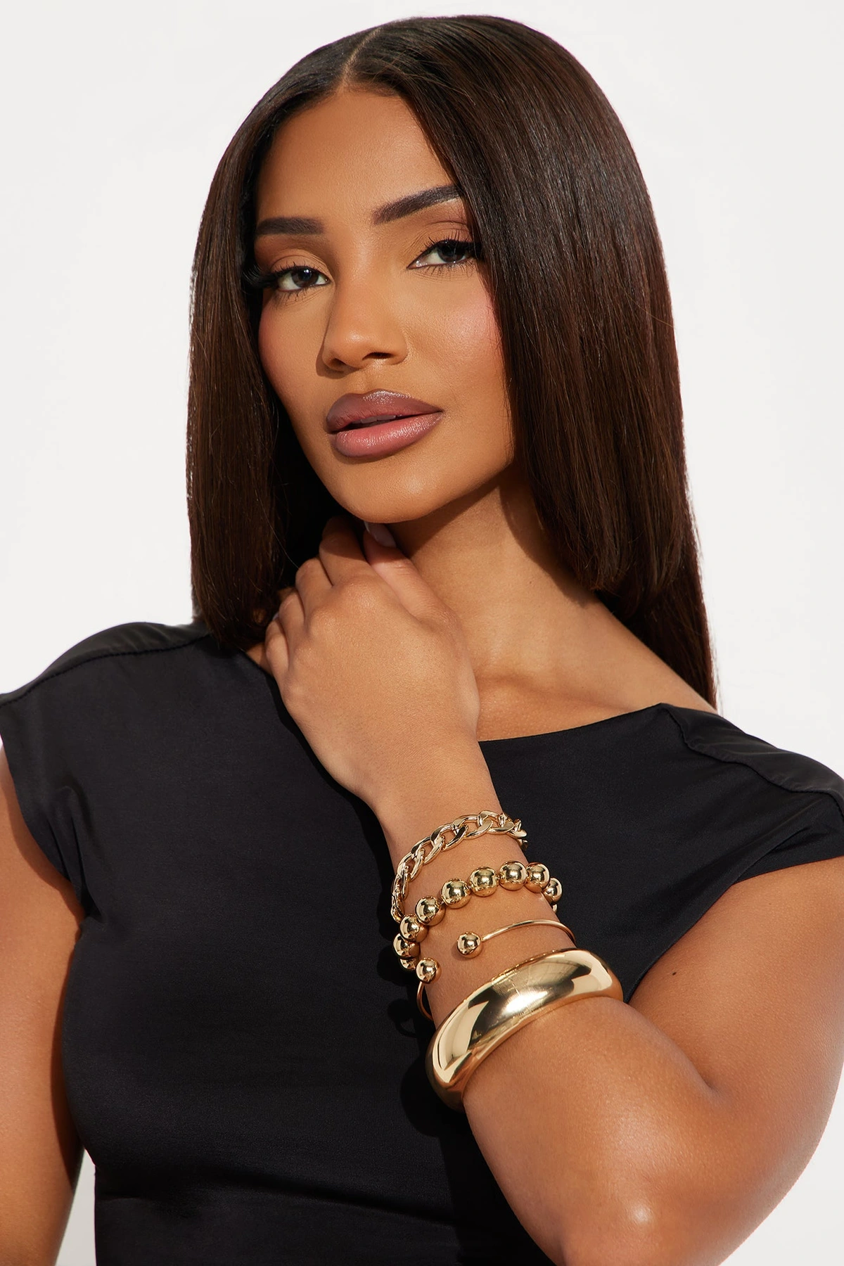 Constance 4 Piece Bracelet Set - Gold — Dourado