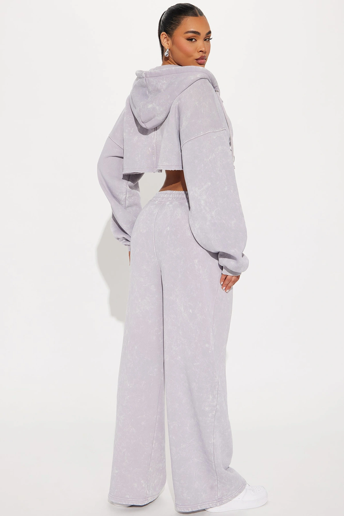 On The Go Fleece Pant Set - Heather/Combo — mesclado/combinação