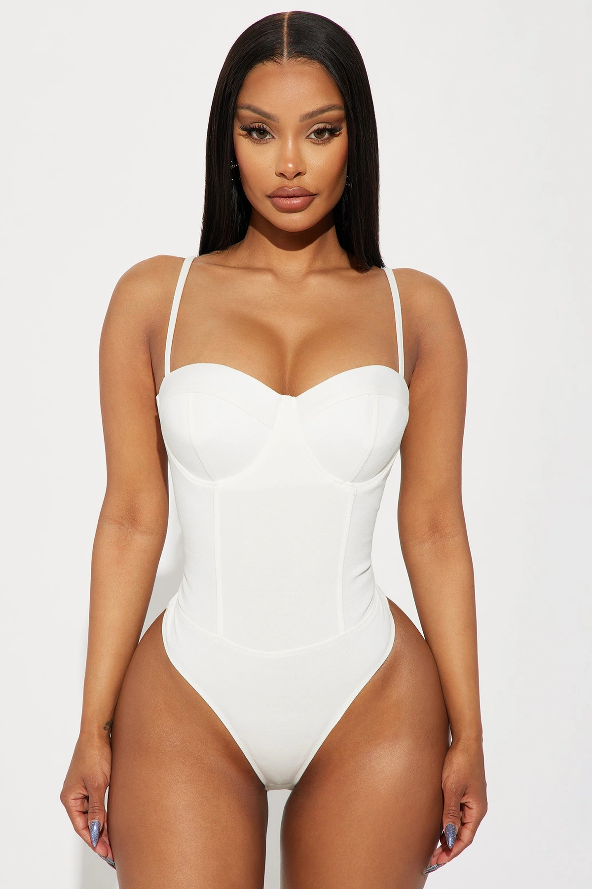 Lust Over You Bodysuit - Off White — Off Branco