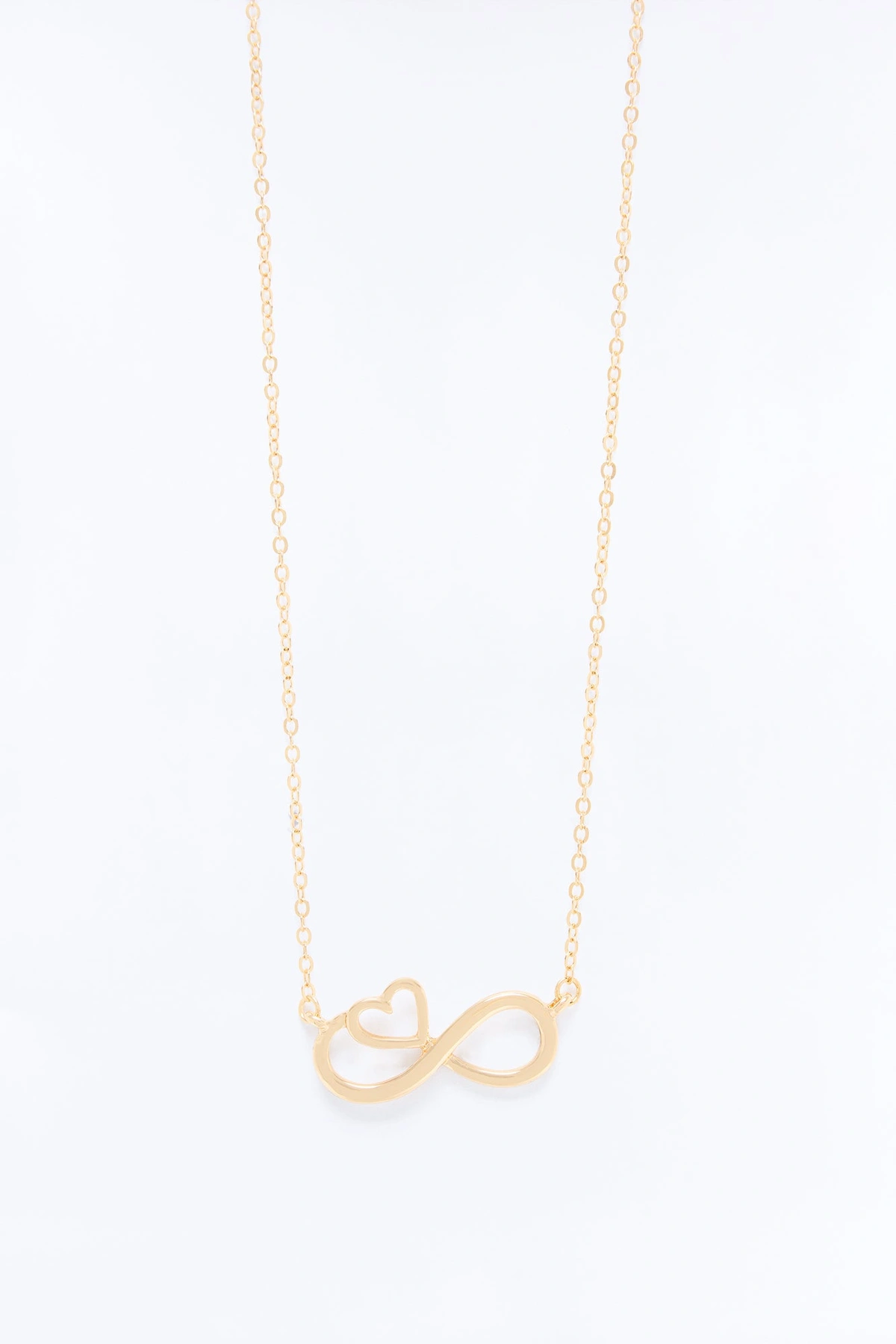 Infinite Love Necklace - Gold — Dourado