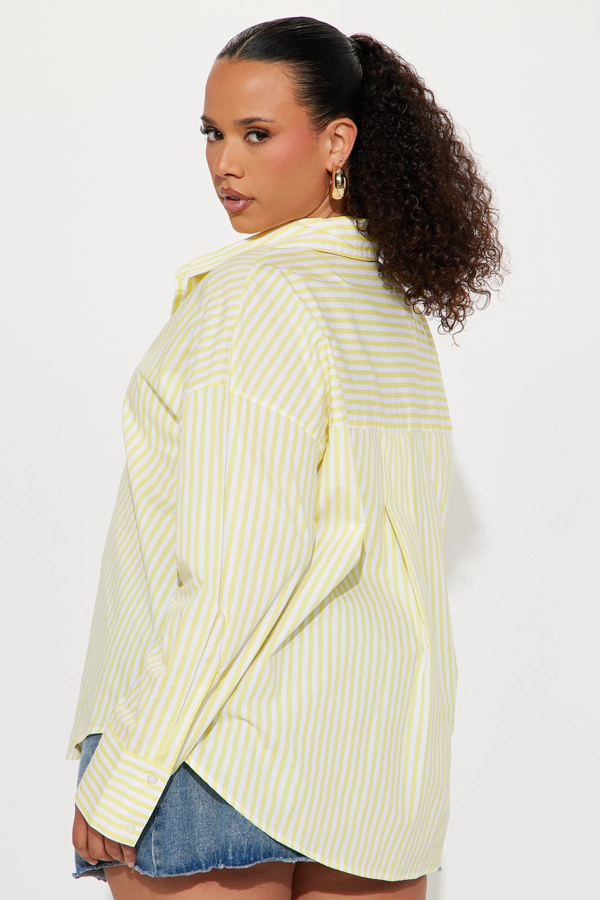 Newport Striped Shirt - Yellow/combo — Amarelo/combinação