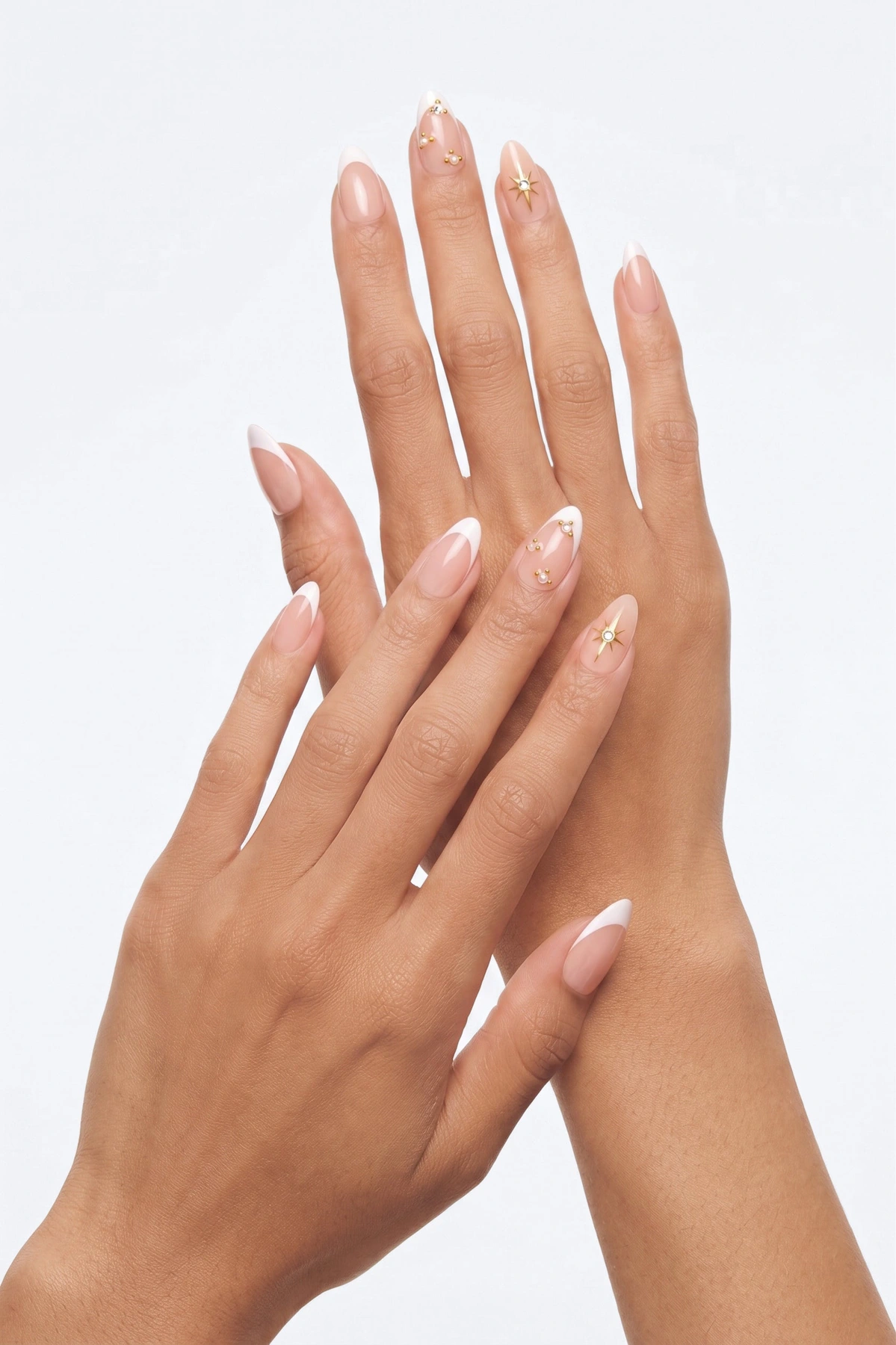 Classic Chic Press On Nail Set - Pink/combo — Rosa/combinação