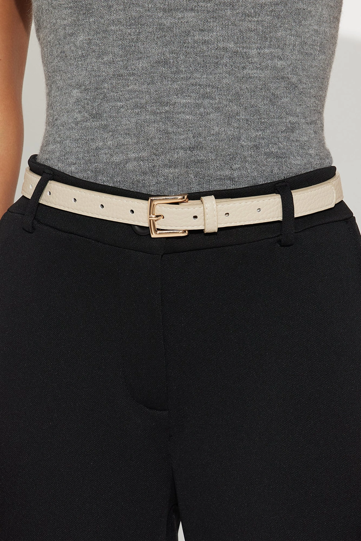Small Waist Big Confidence Trio Belt Set - Black/combo — Preto/combinação