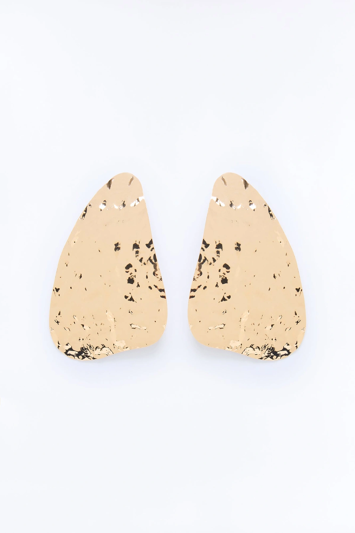 Metal Aura Drop Earrings - Gold — Dourado