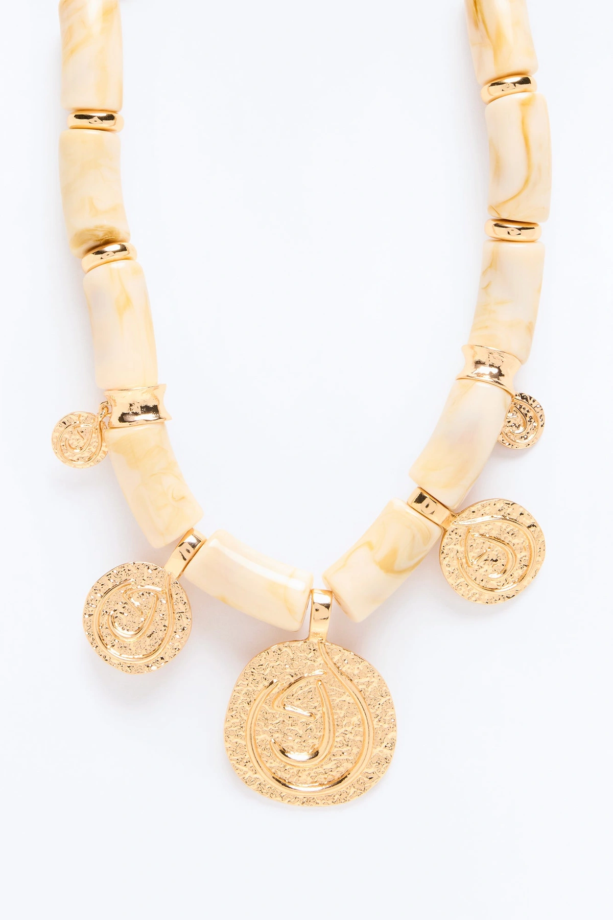 Nothing Basic Necklace - Ivory/combo — Marfim/combinação